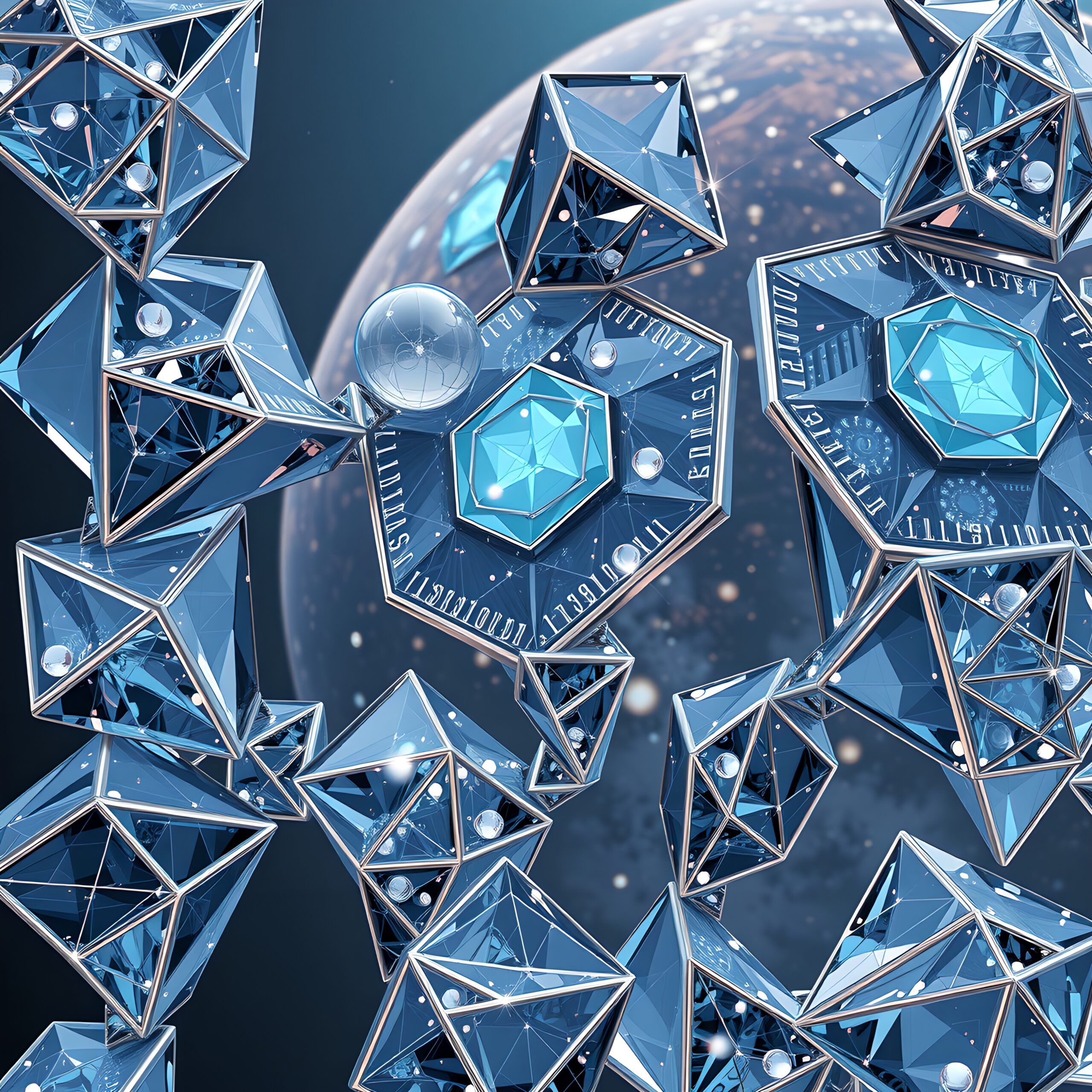 Geometric Crystals in Cosmic Space