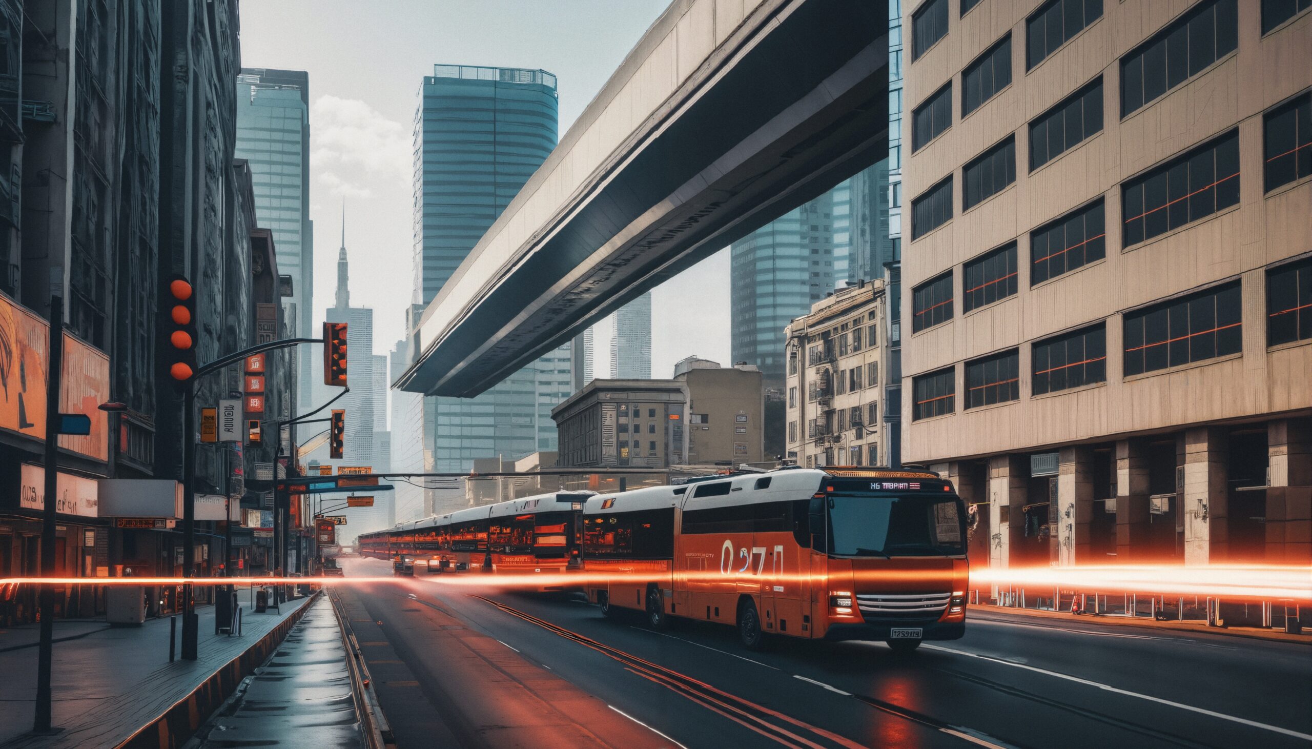 Neon City Transit Rush