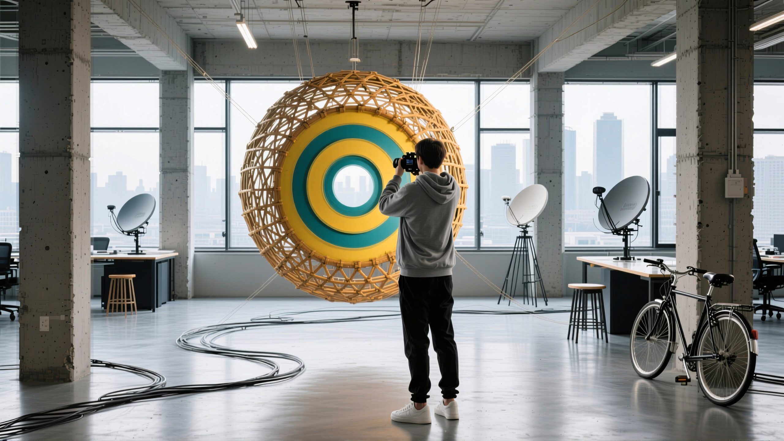 Modern Art Installation Photography