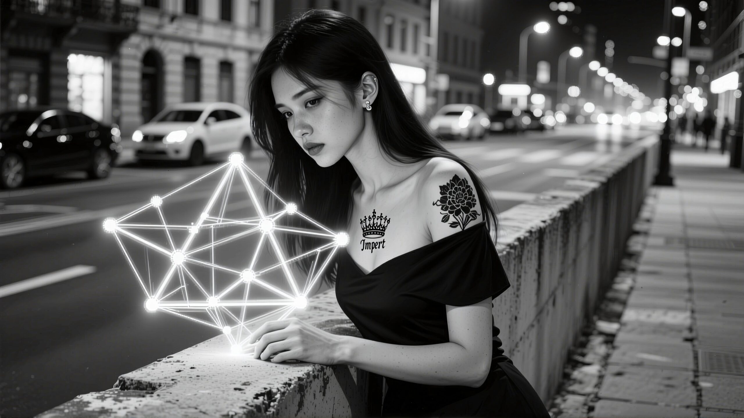 Contemplative Night with Light Geometry