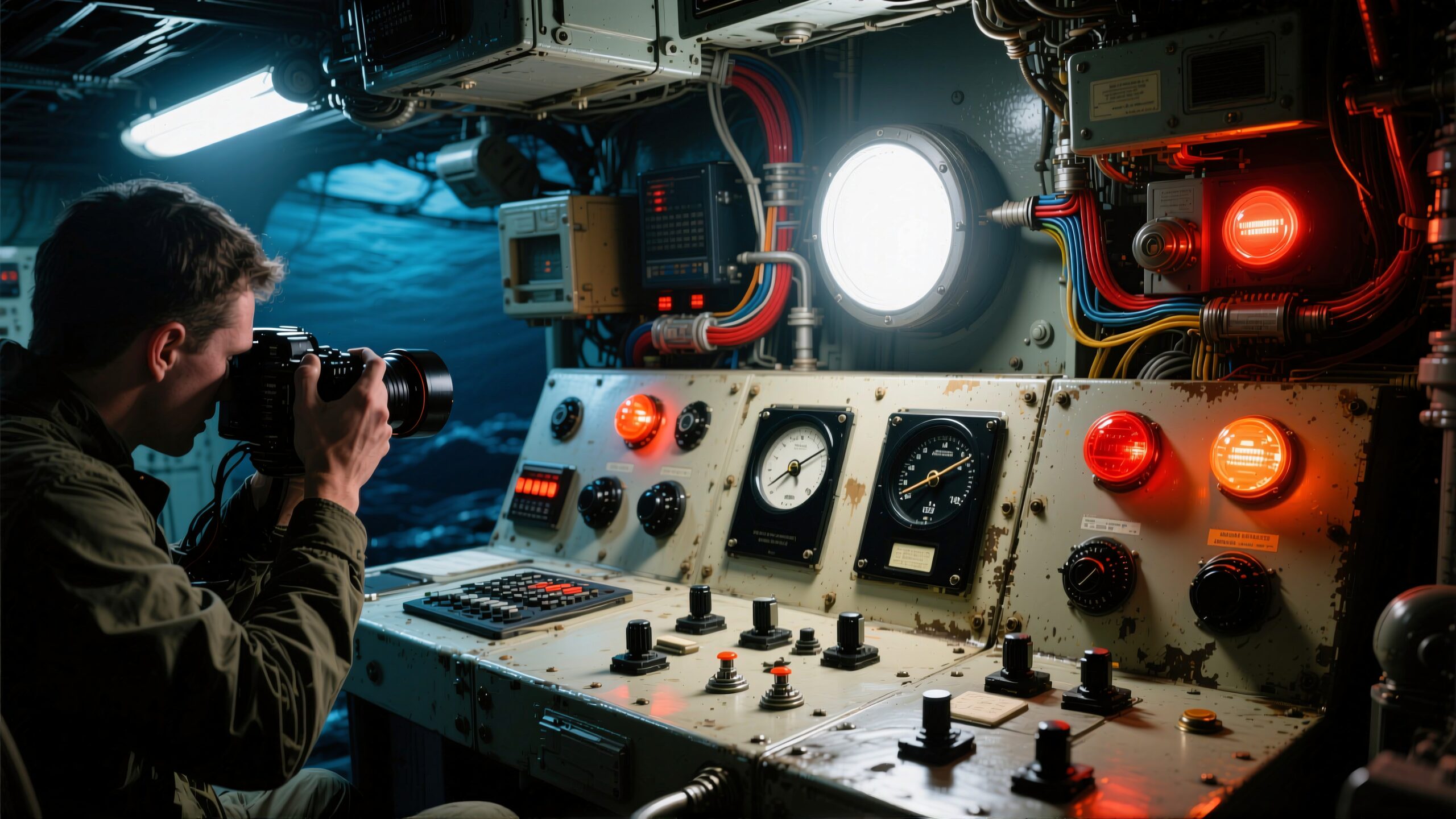 Submarine Control Room Photography