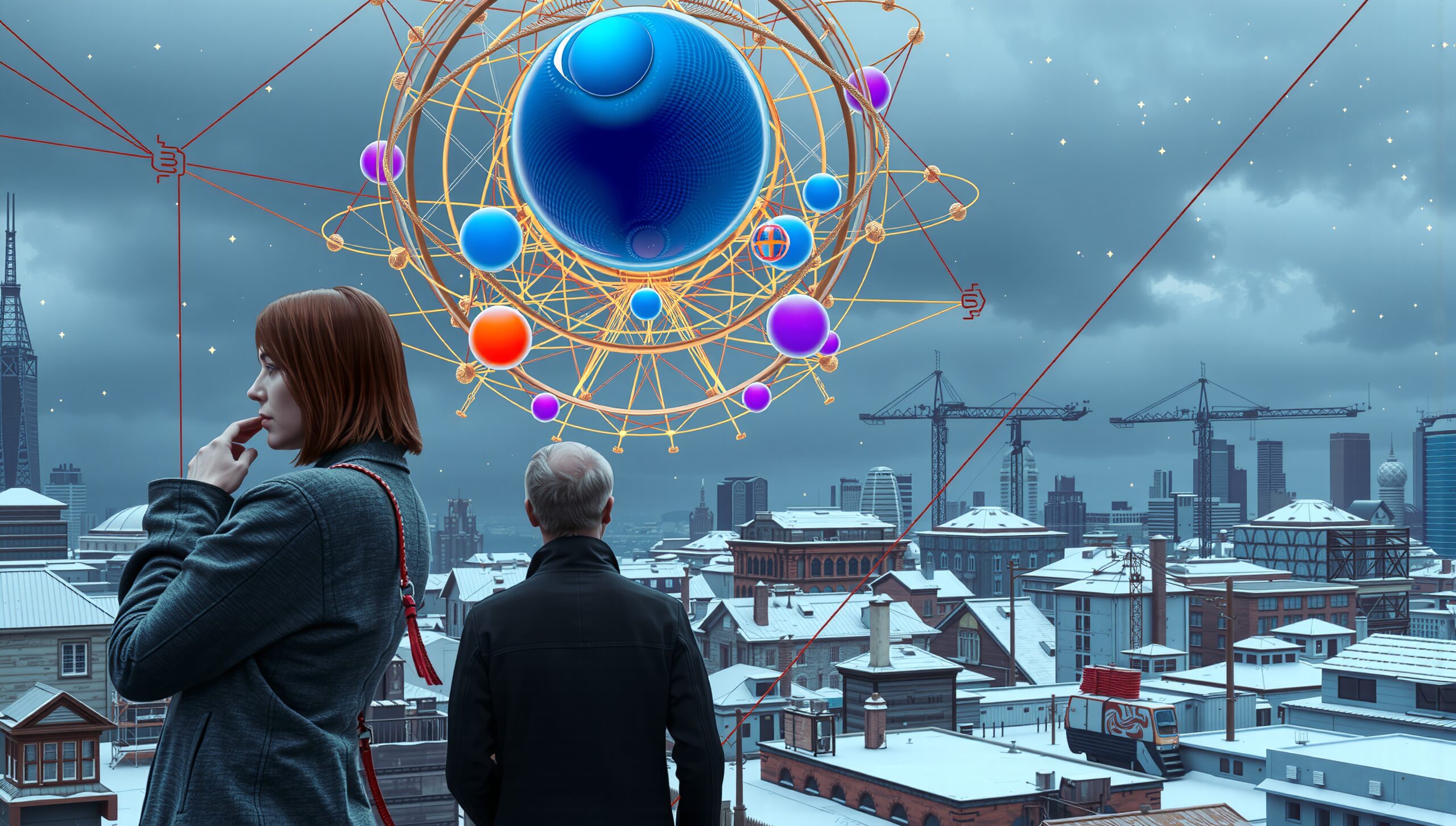 Future City with Cosmic Display