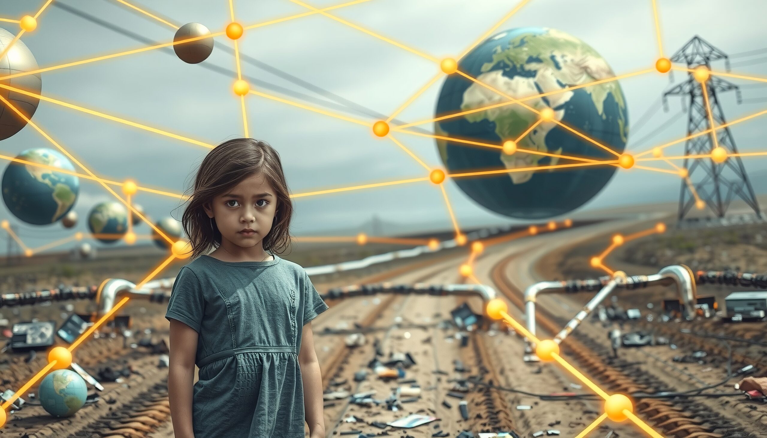 Digital Wasteland Guardian