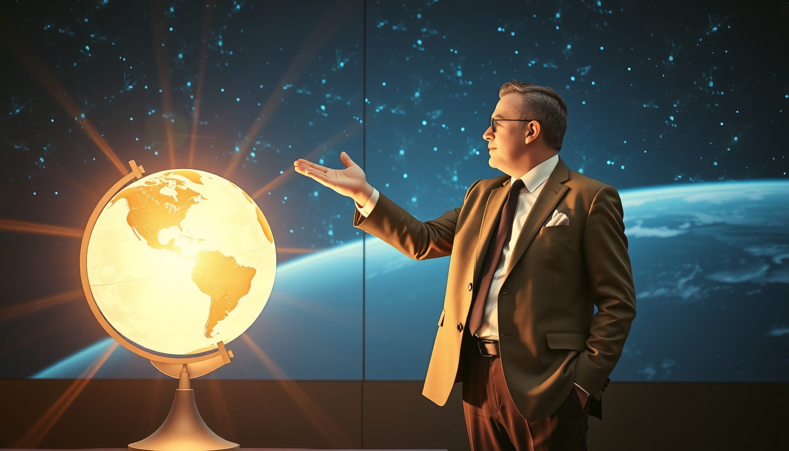 Illuminated Globe Inspires Global Vision