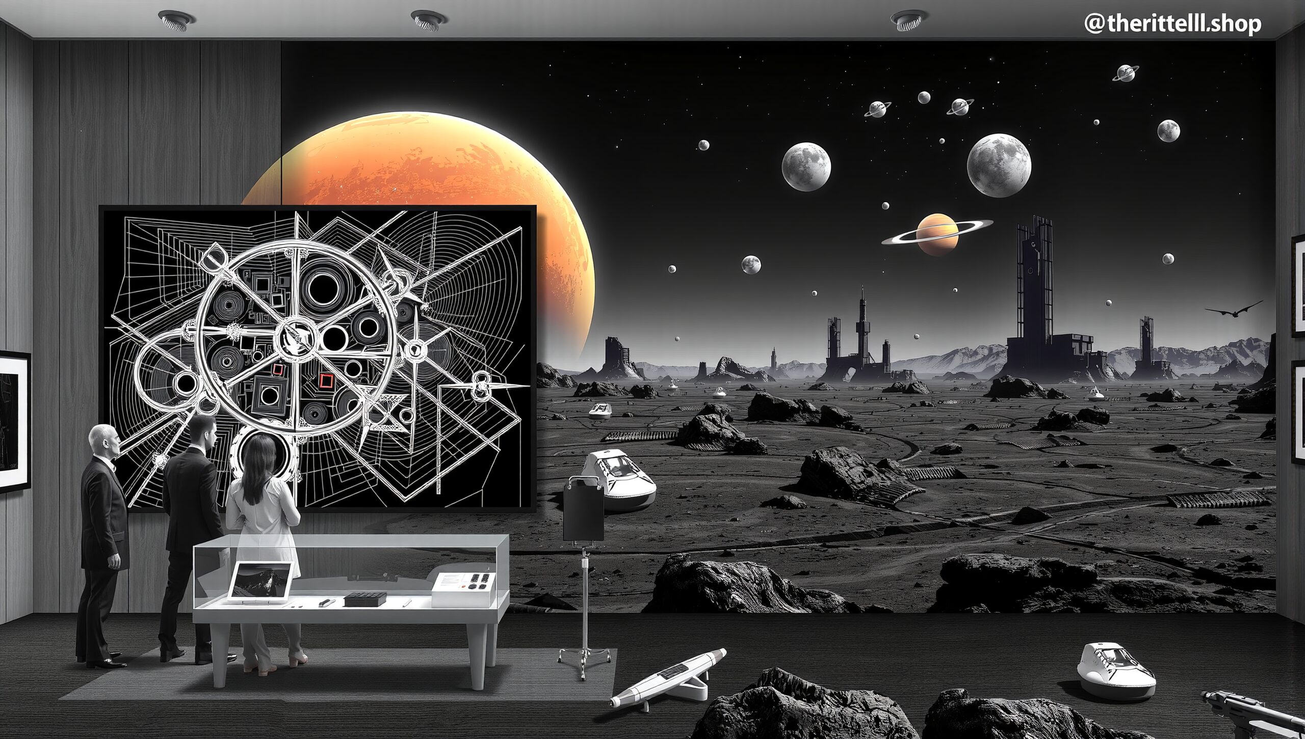 Space Odyssey Architectural and Cosmic