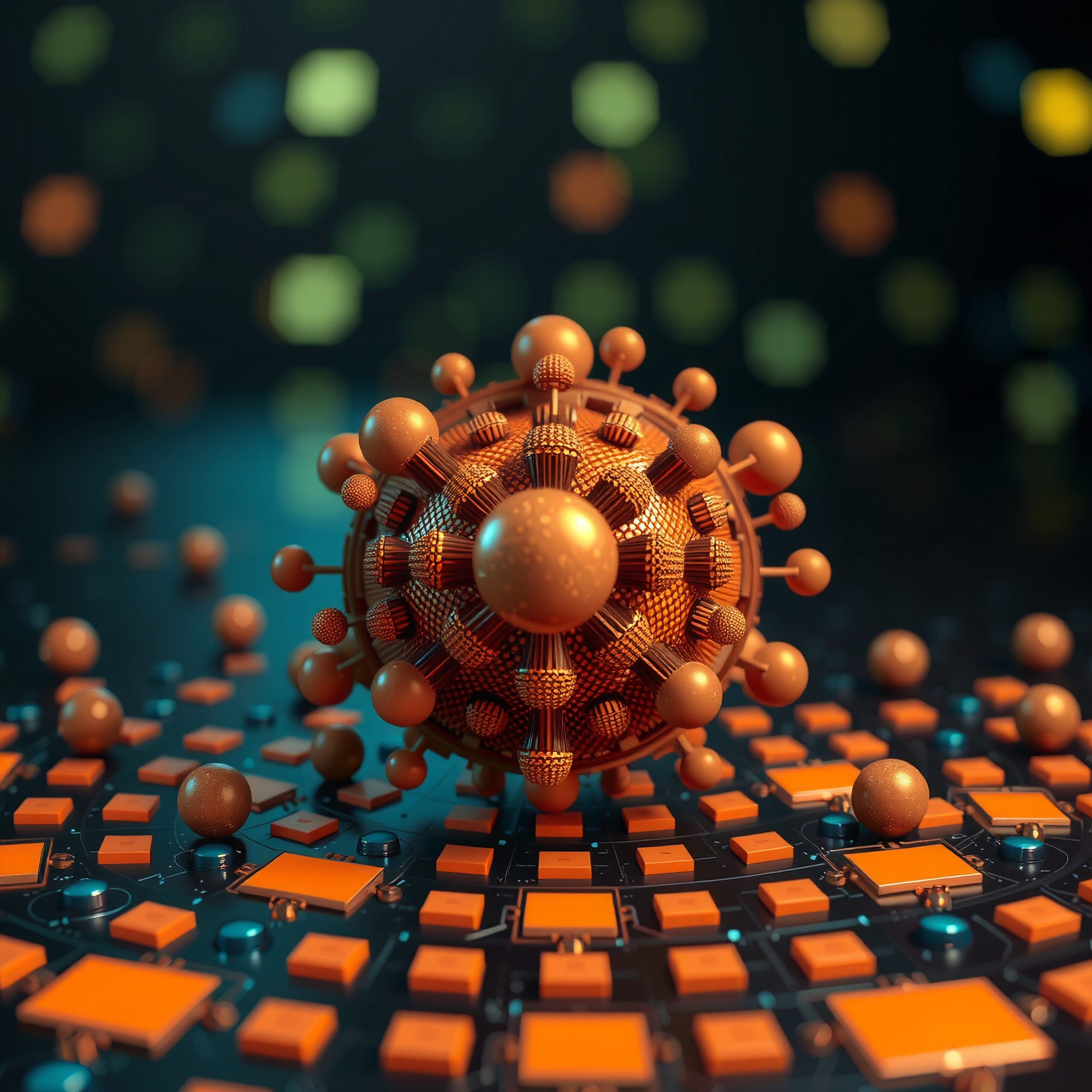 Digital Virus Model on Circuit