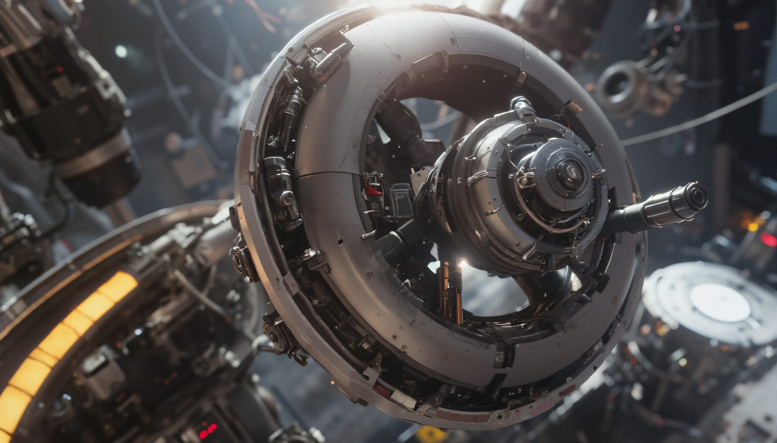 Intricate Space Machinery in Focus