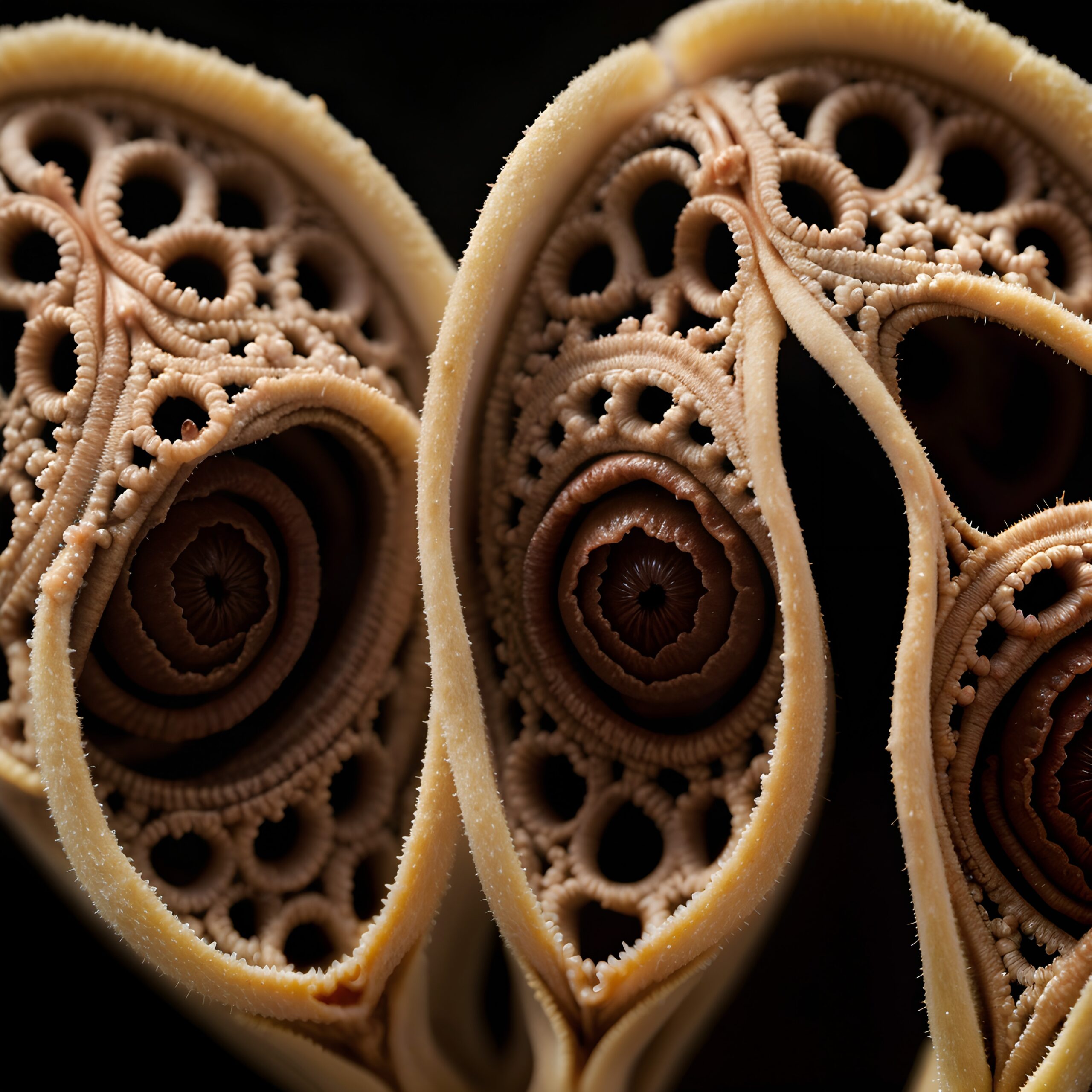 Whorled Pasta Artistic Design