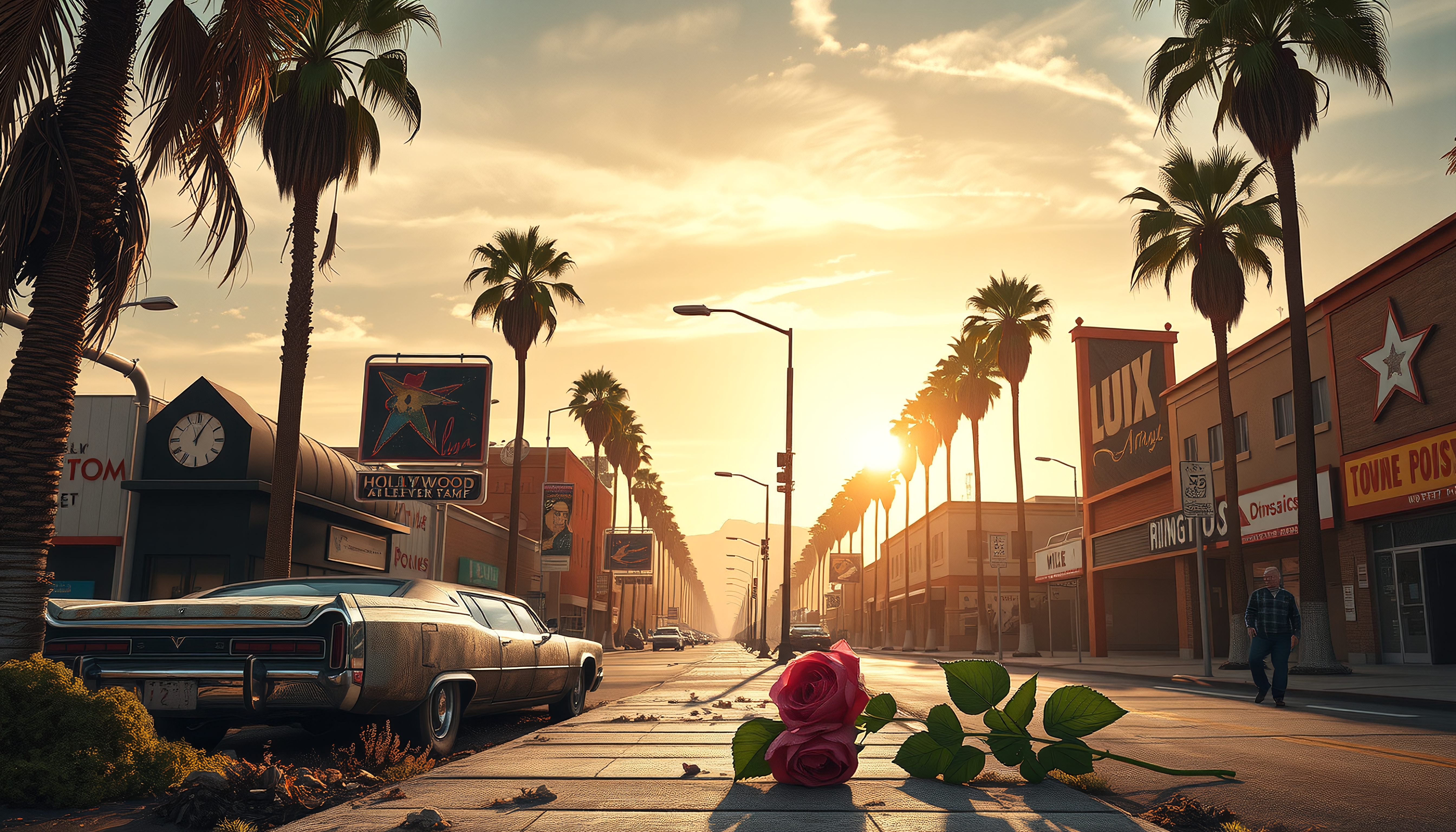 California Sunset of Broken Dreams