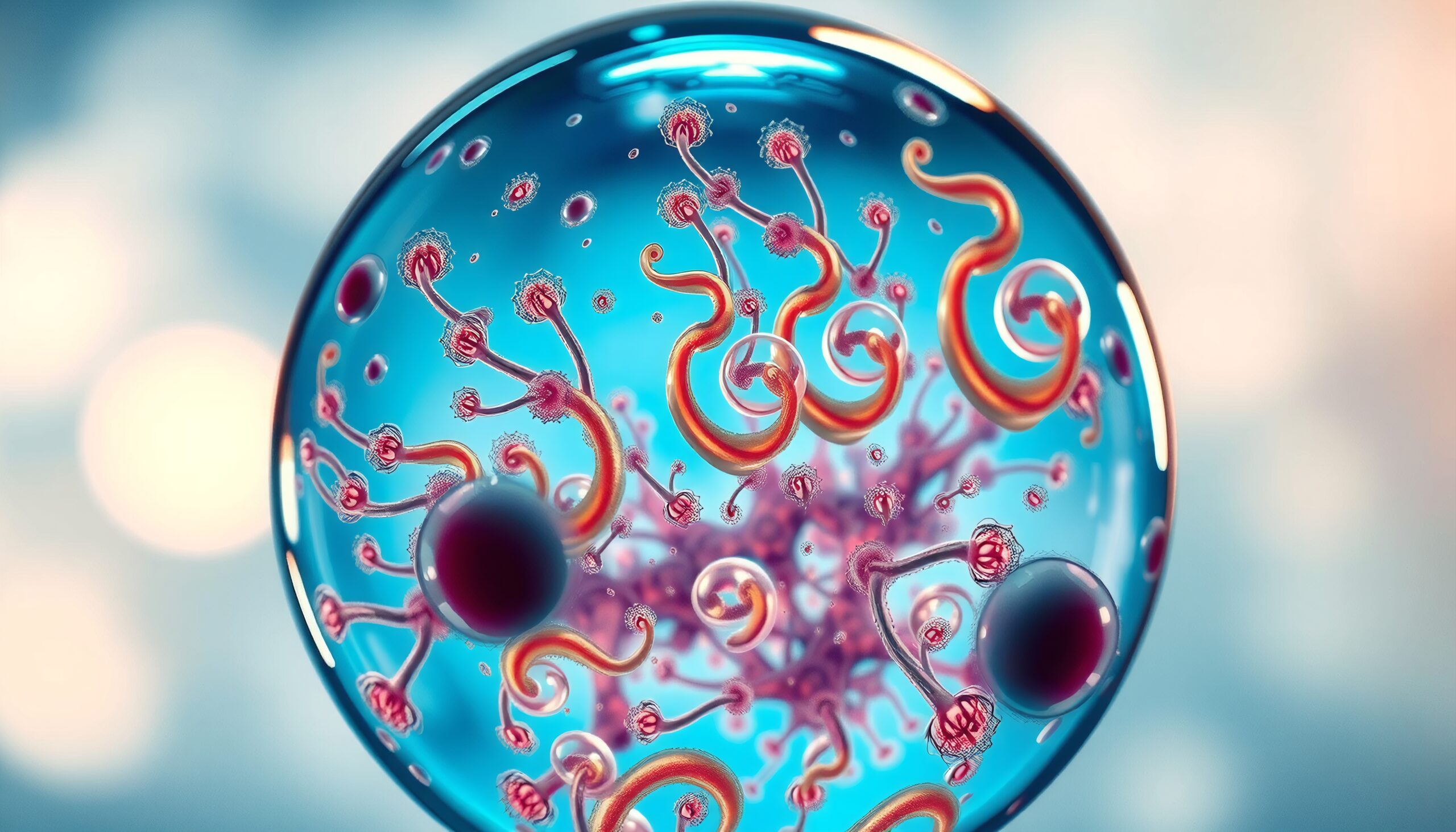 Microscopic World in Vivid Colors