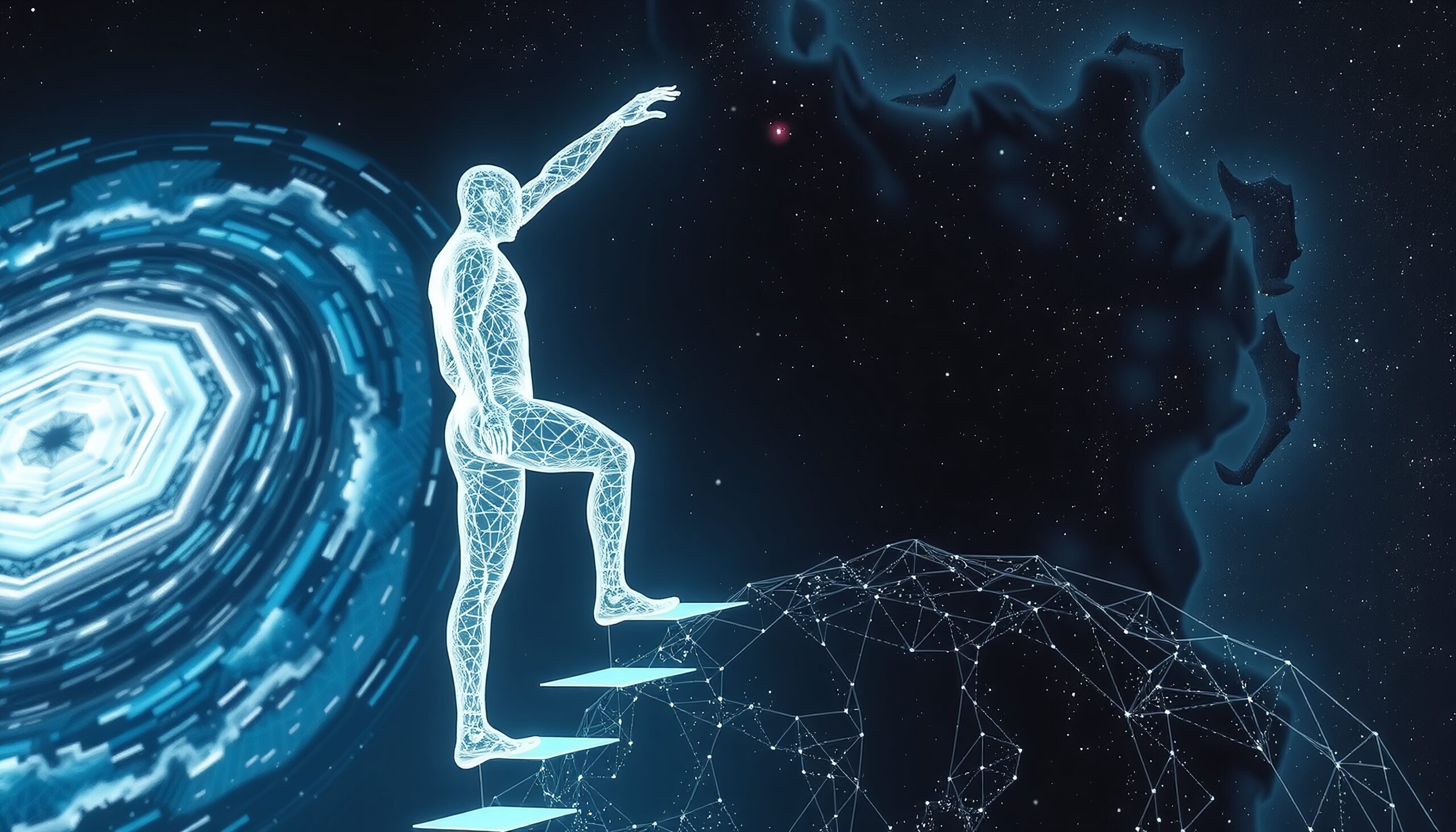 Digital Ascension in Cosmic Space