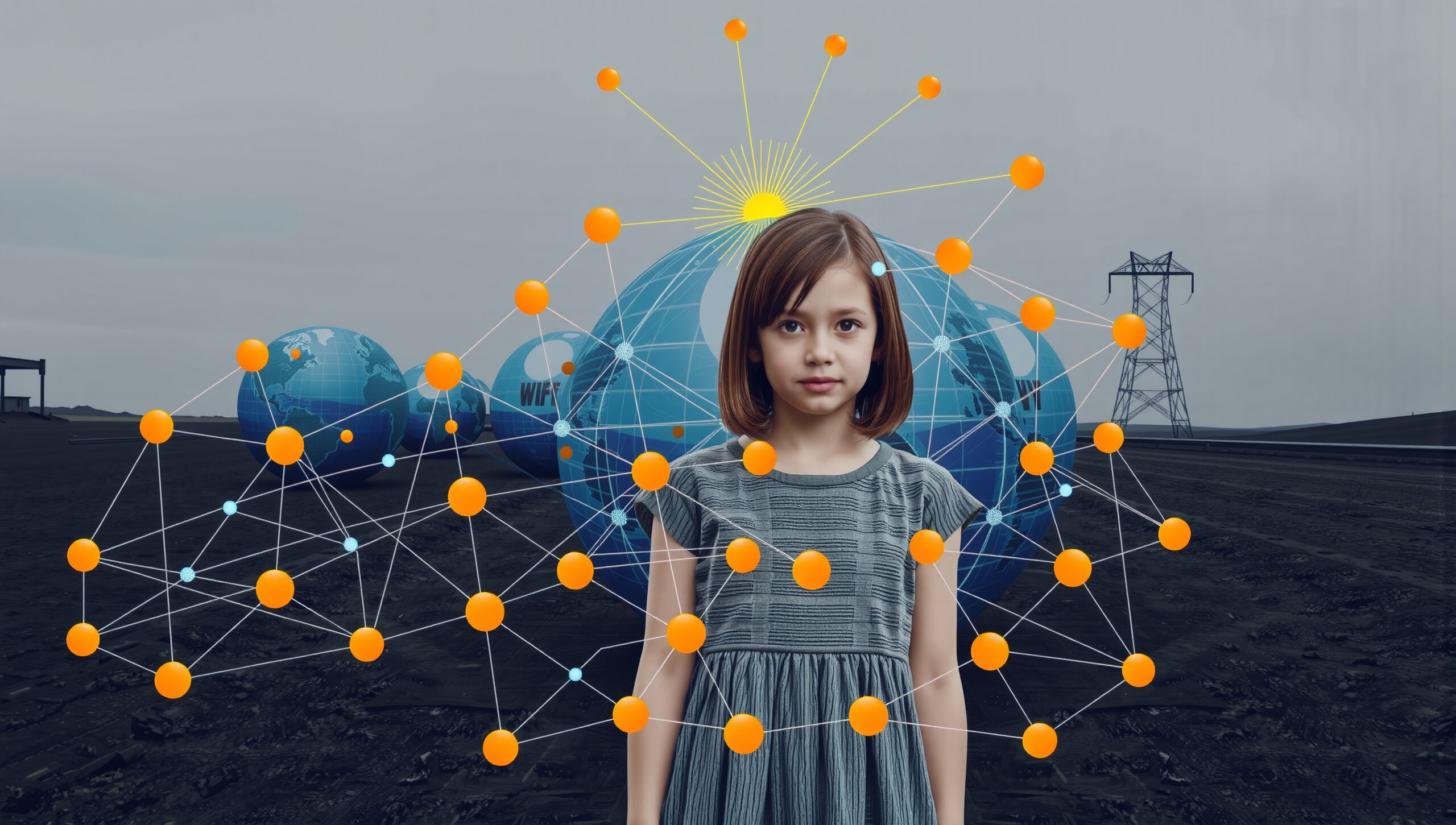 Child Among Digital Connections