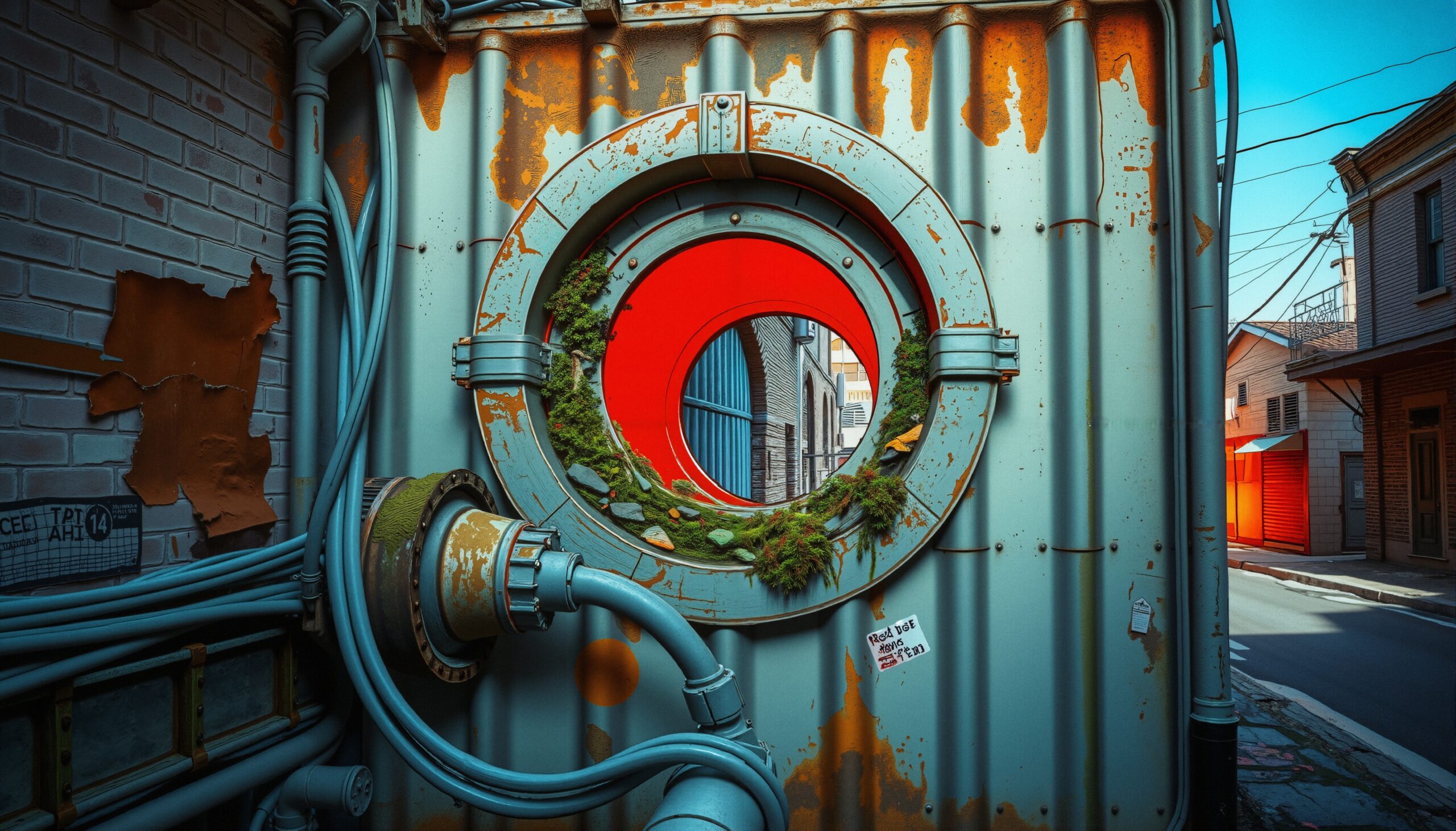 Urban Porthole to Scenic Street