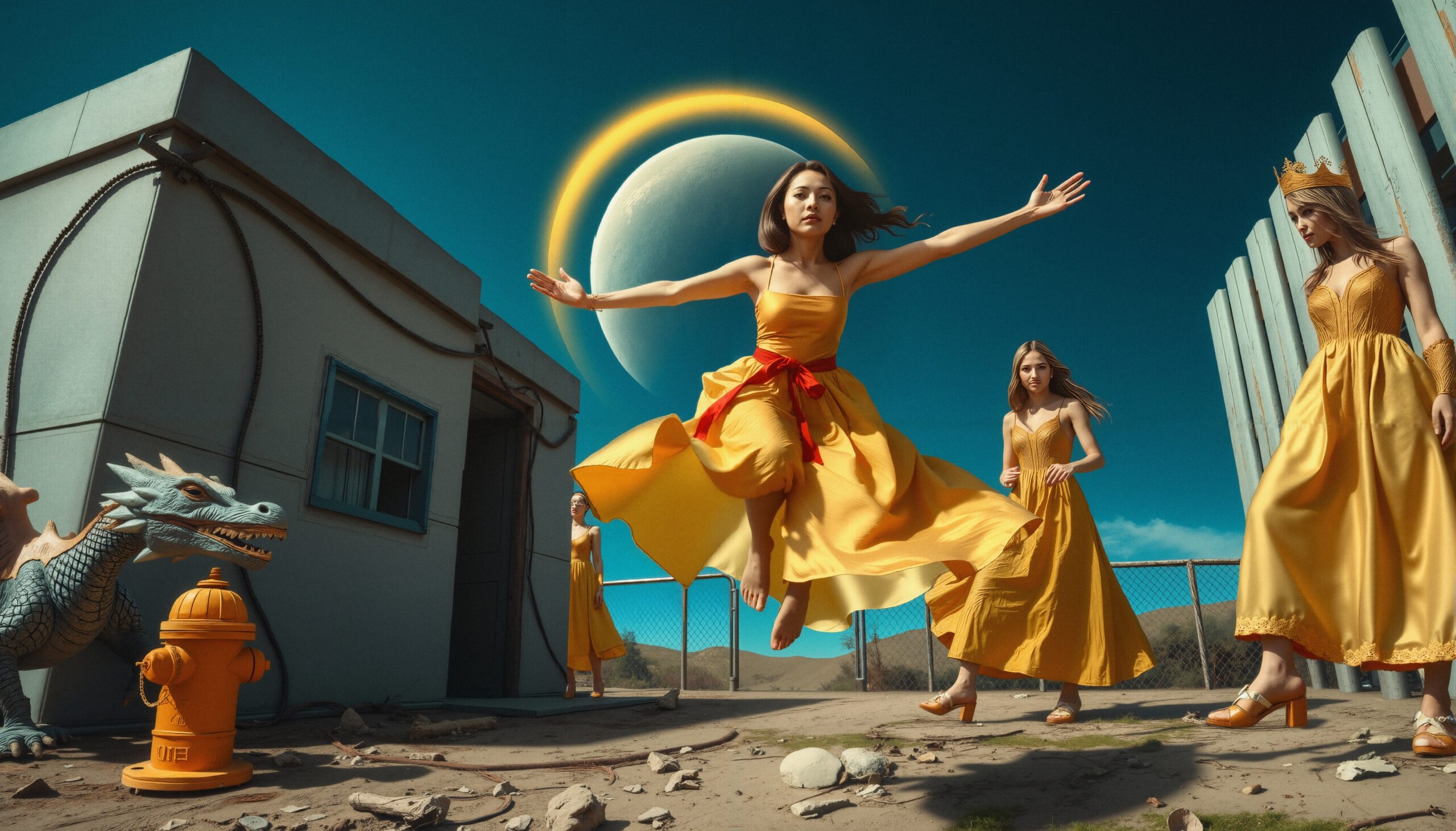 Fantasy Ballet in Urban Landscape