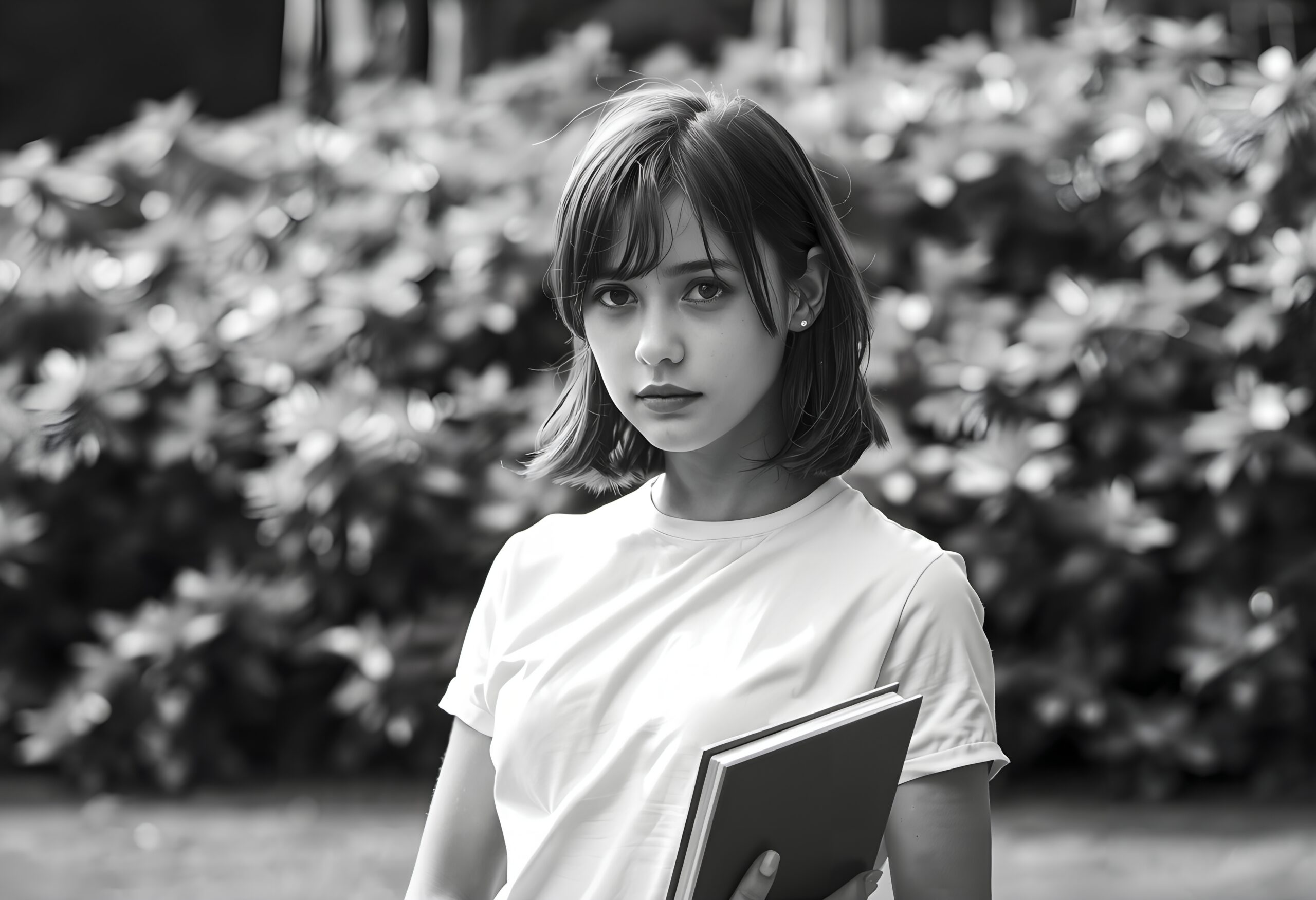 Contemplative Moment Amidst Nature