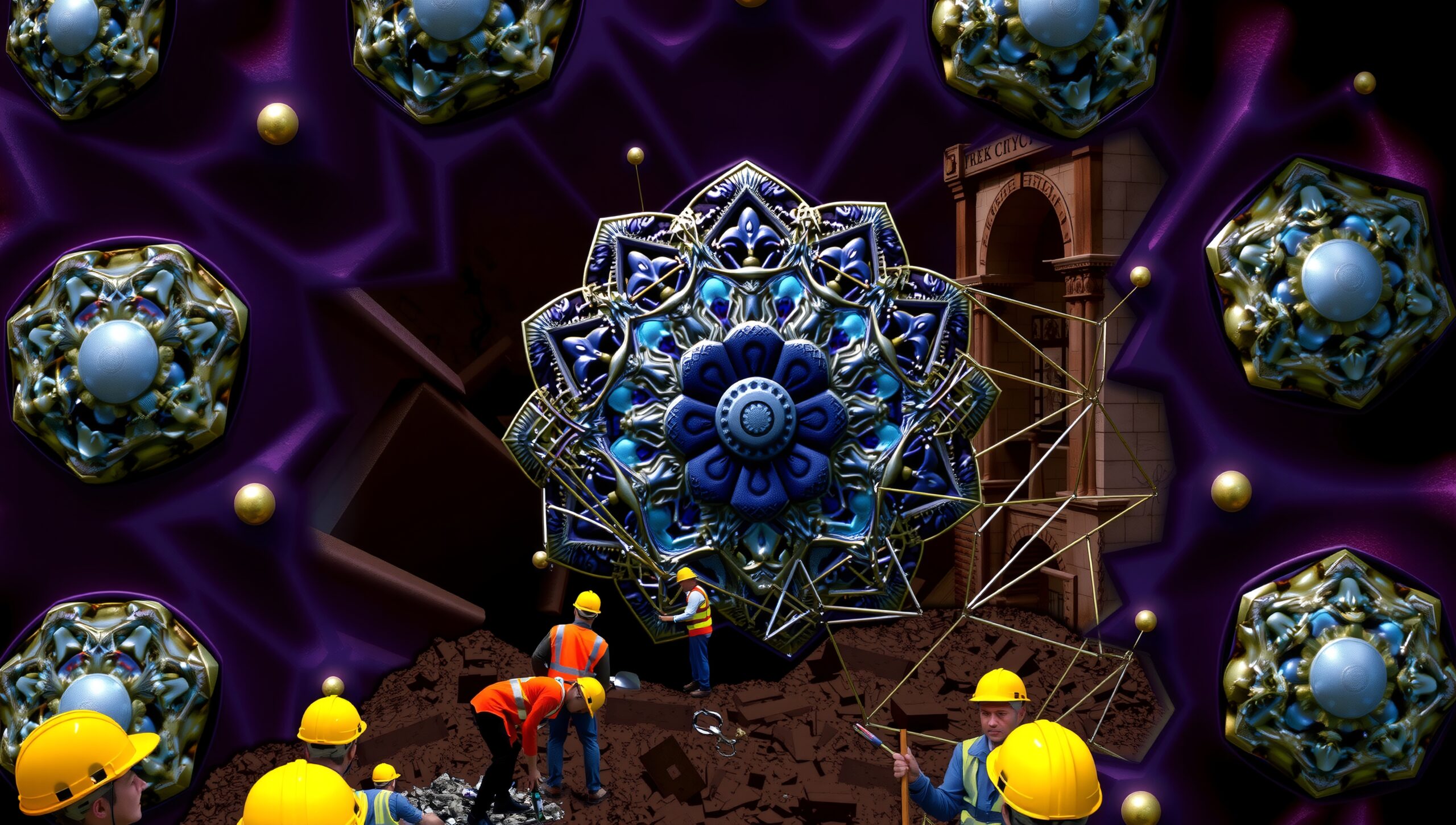 Cosmic Construction and Intricate Patterns