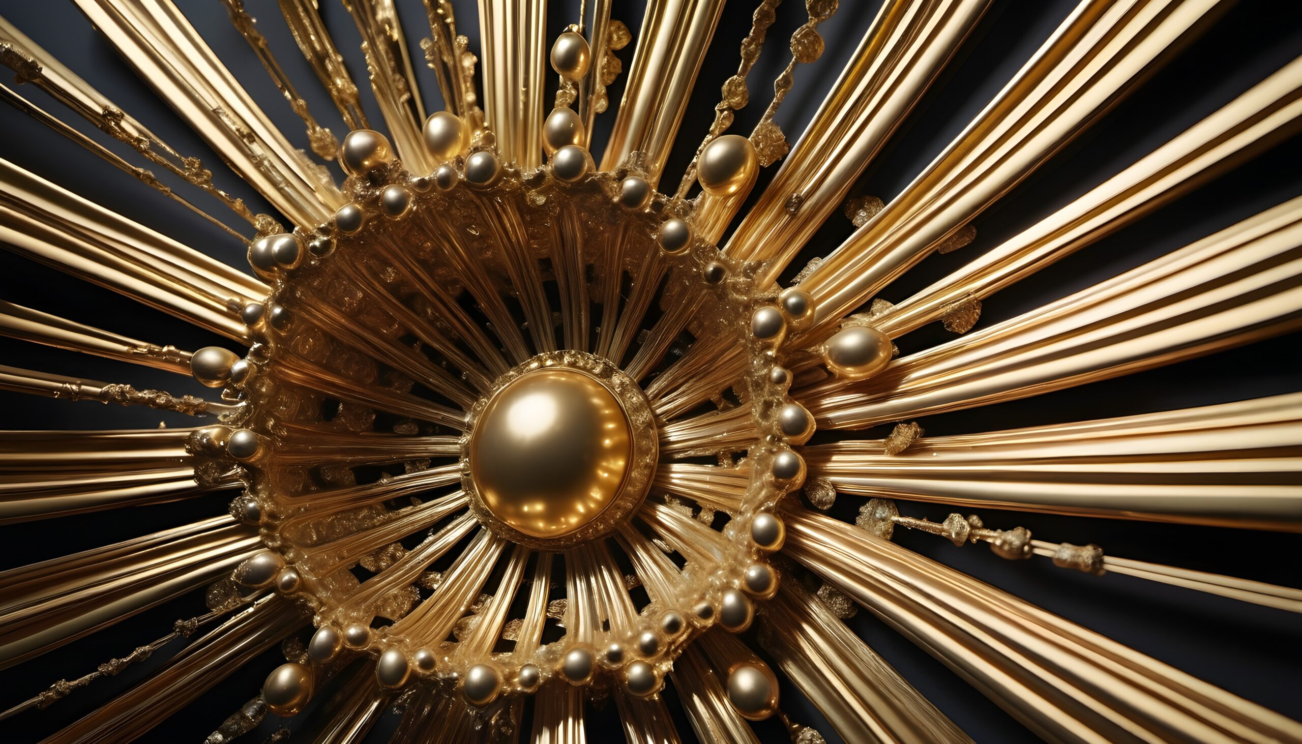 Luxurious Golden Radiant Design