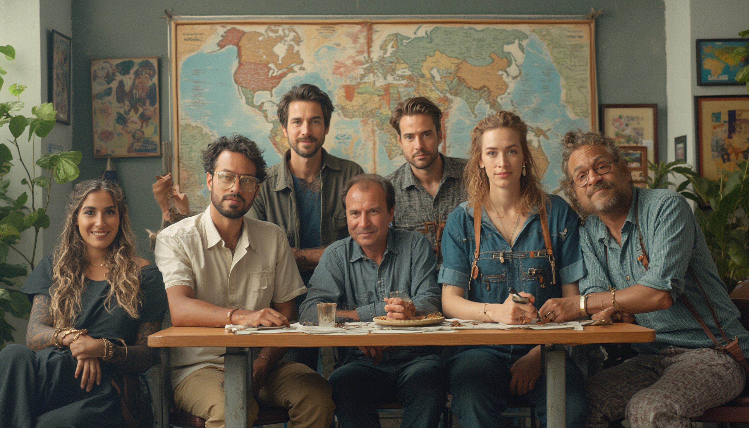 Creative Team Gathered Indoors