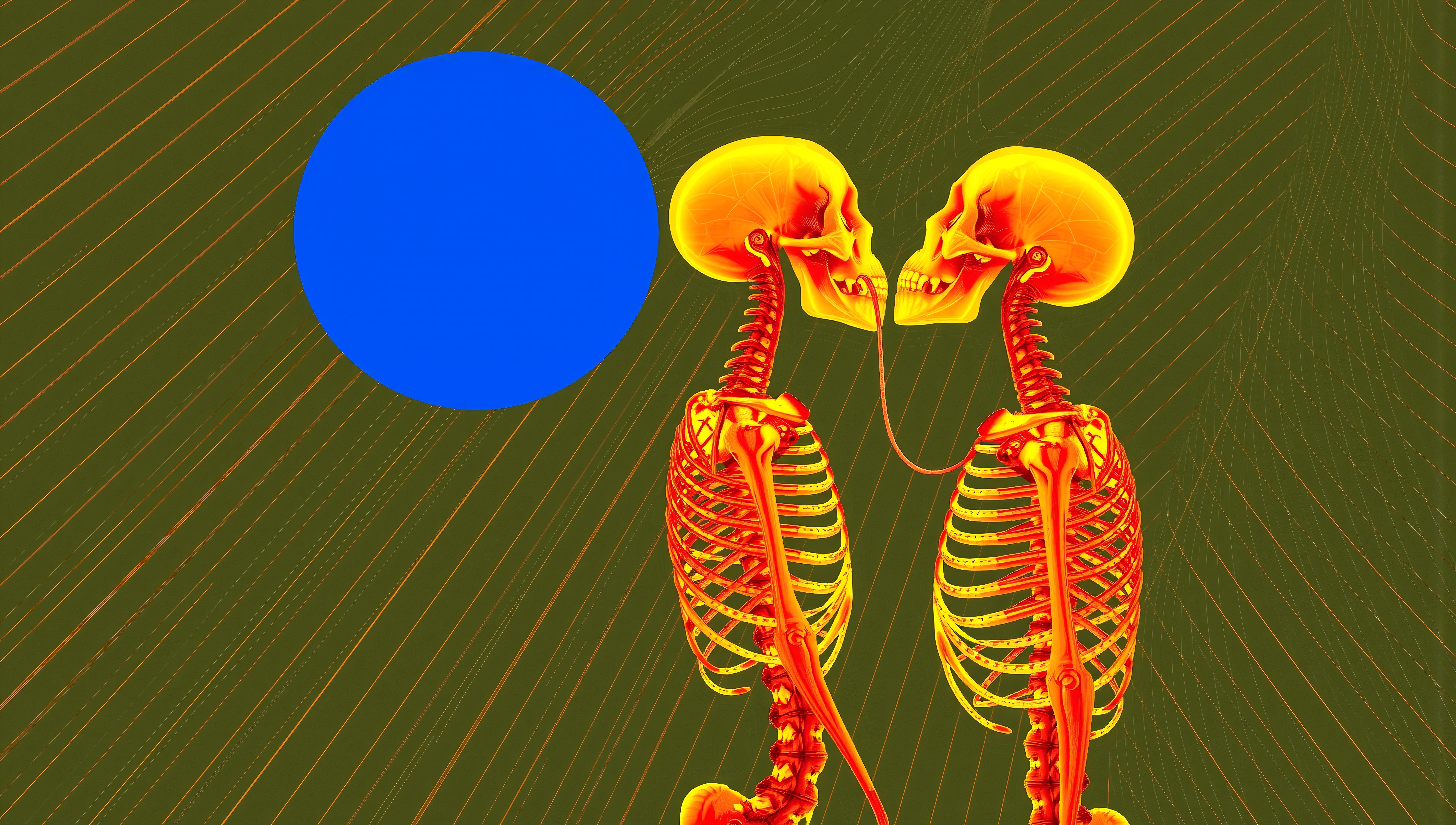 The kiss of the dead souls