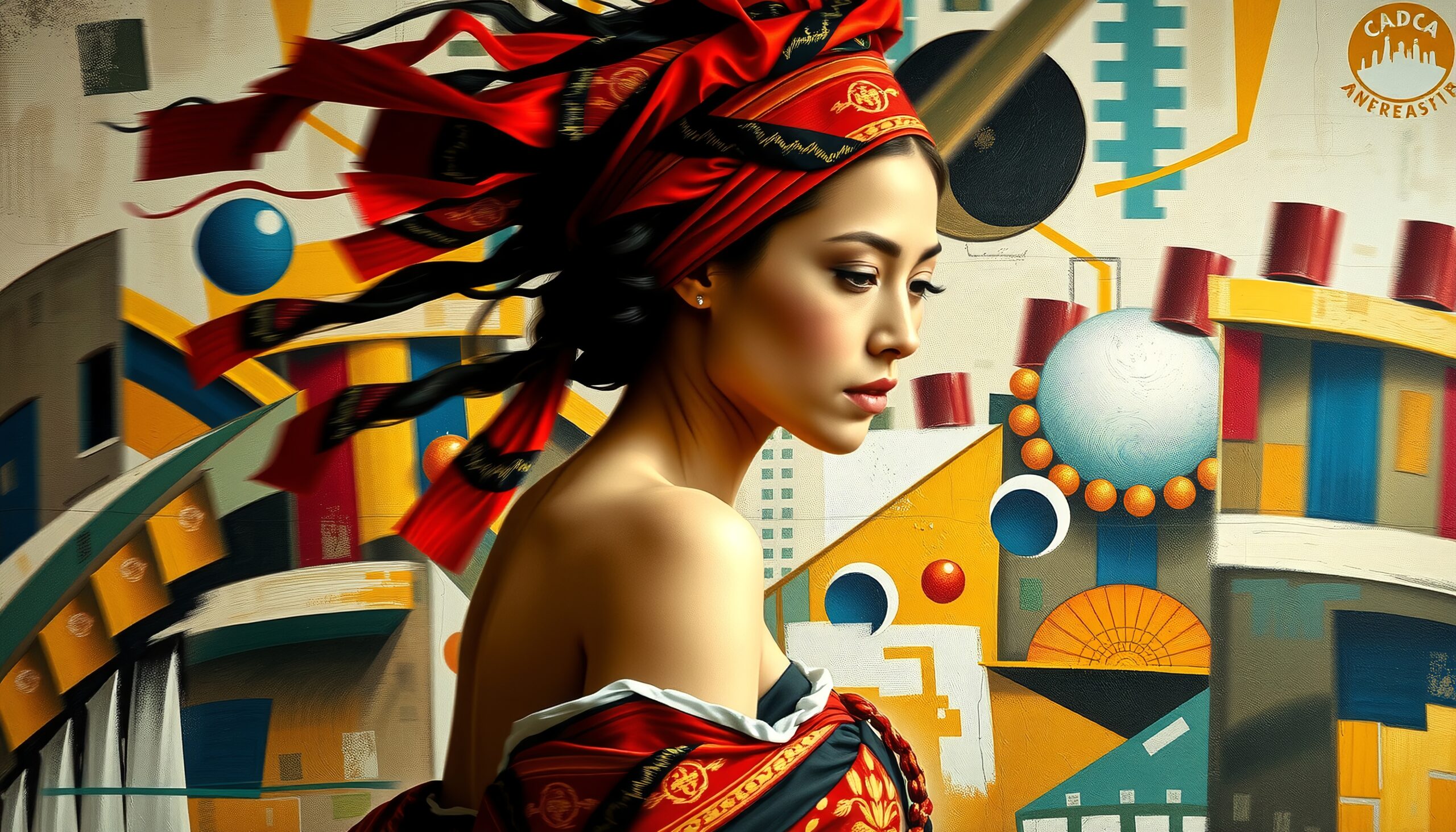 Vibrant Fusion of Cultures Art