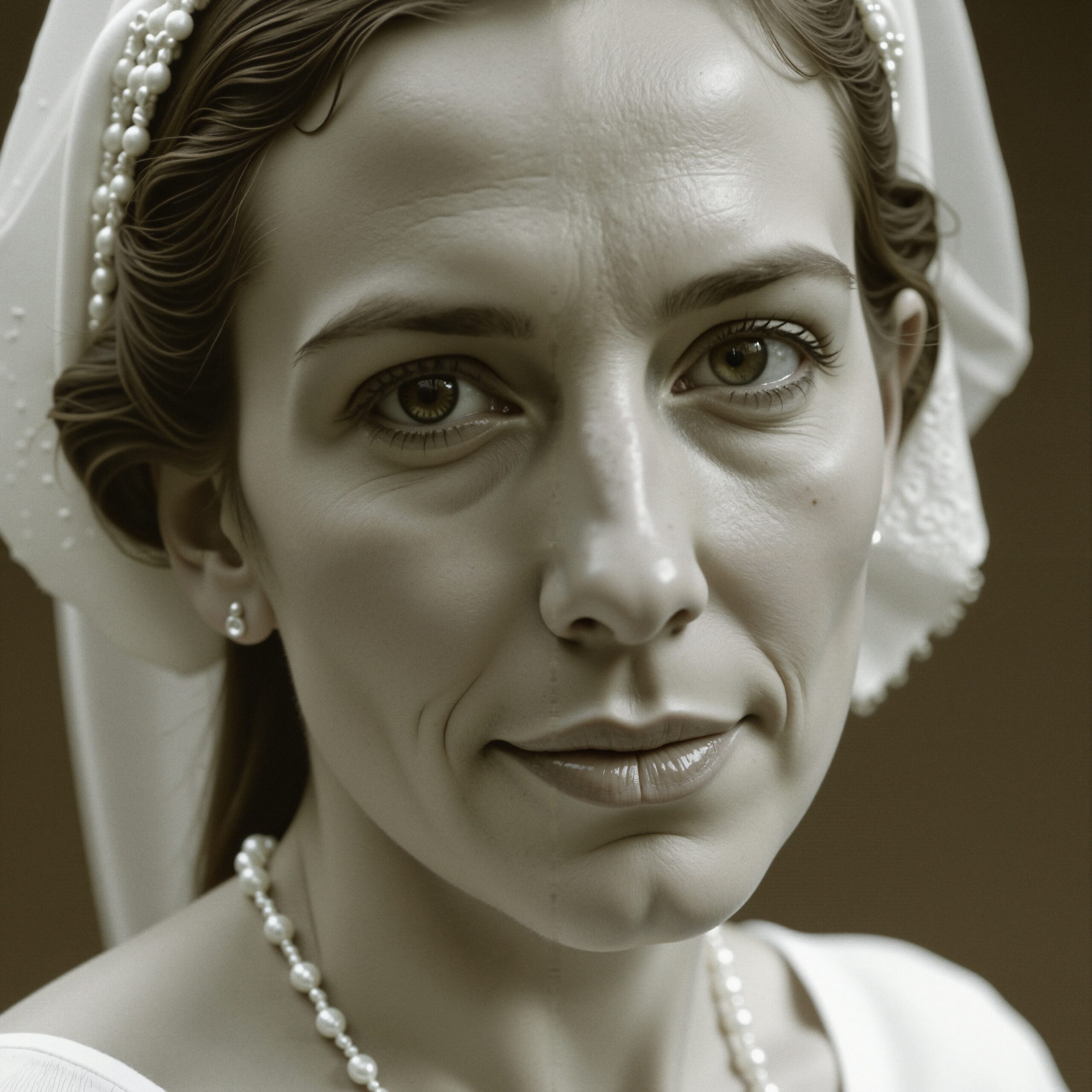 Elegant Vintage-Inspired Woman Portrait