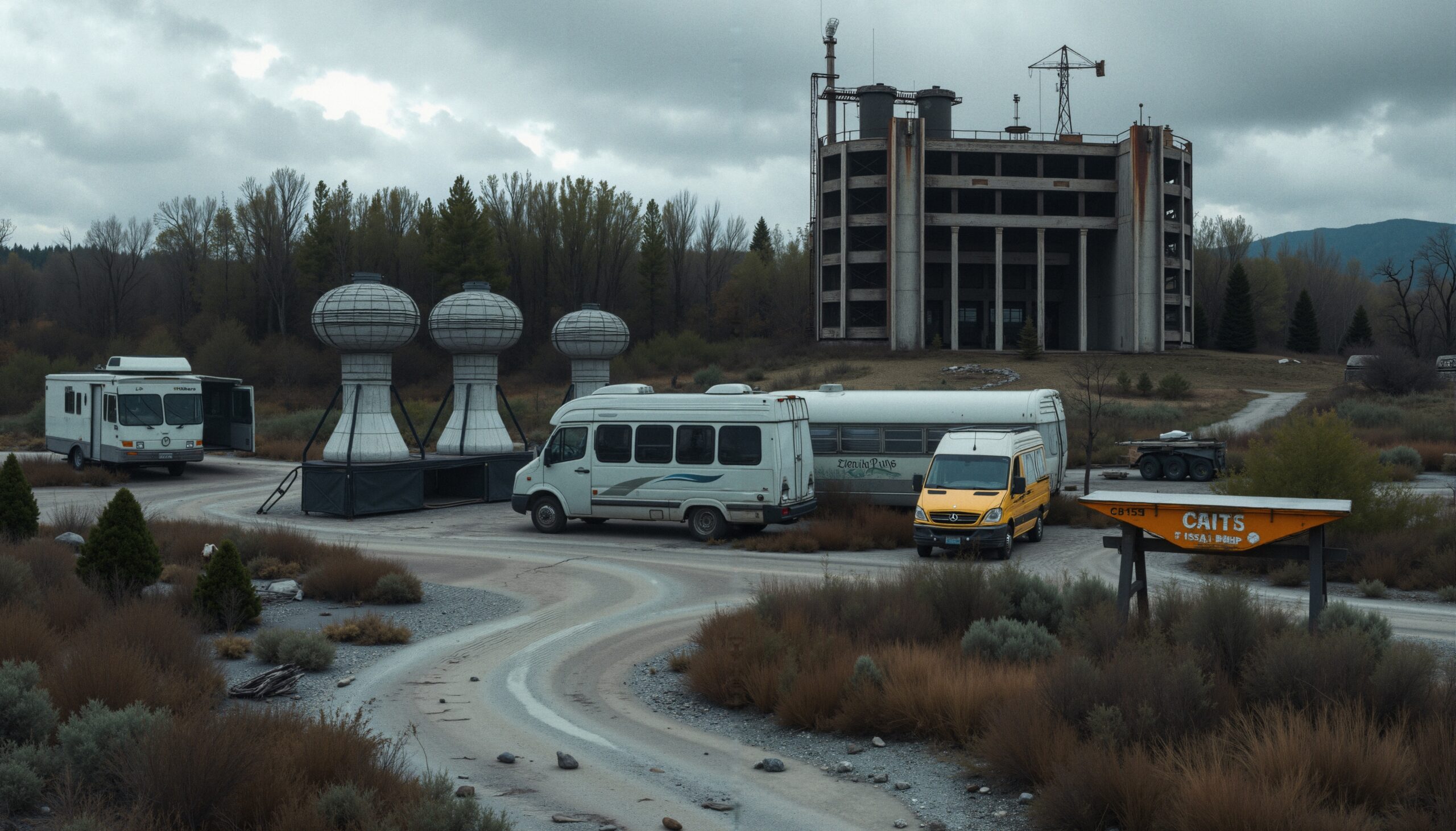 Mysterious Abandoned Industrial Site