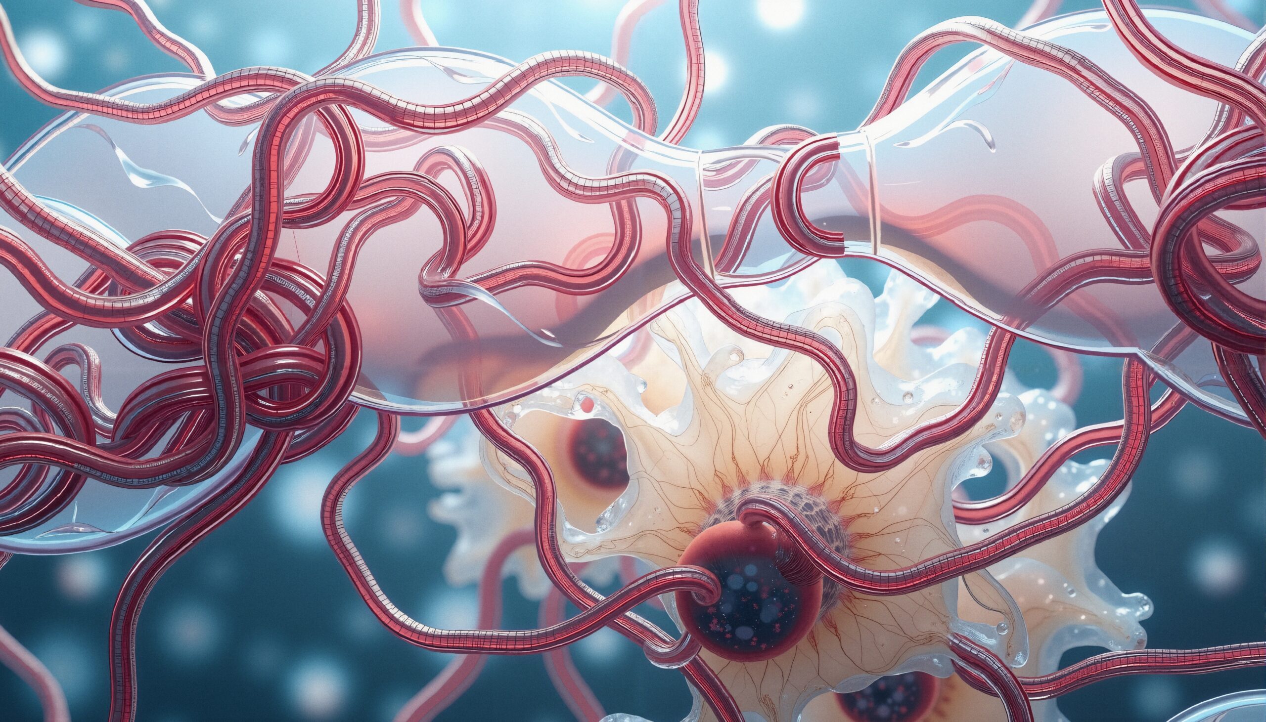 Intricate Abstract Biological Structure