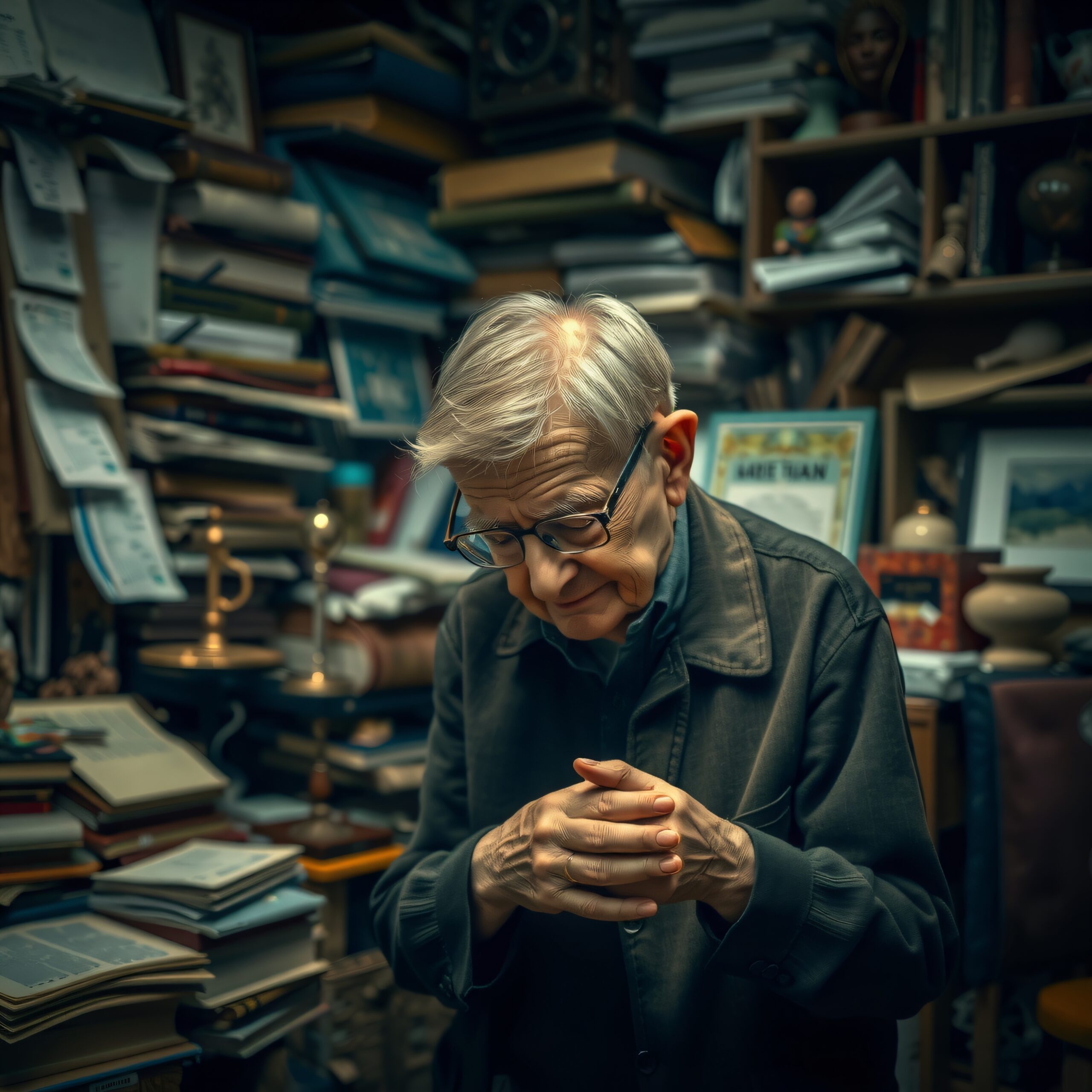 Contemplation in a Cluttered Room