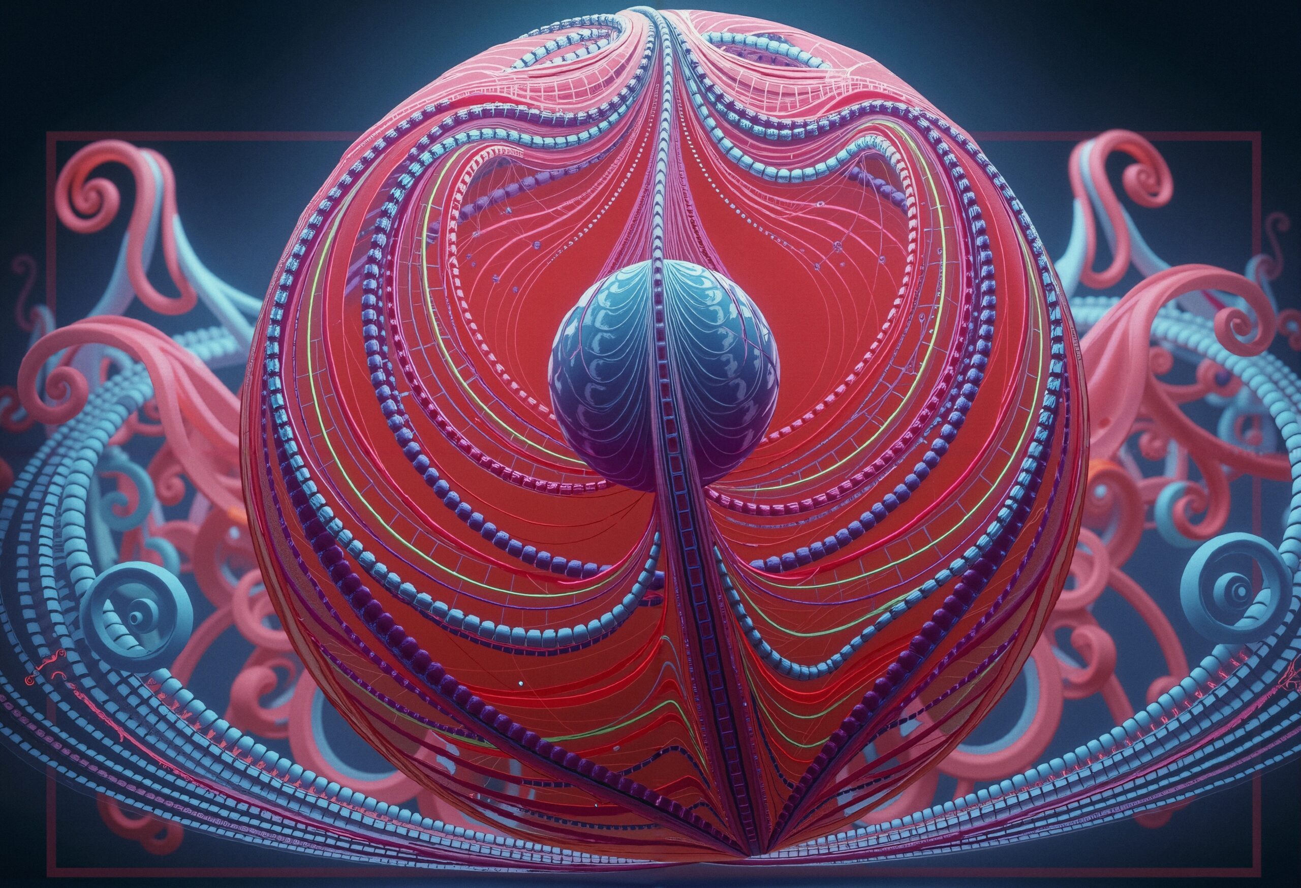 Intricate Abstract 3D Design