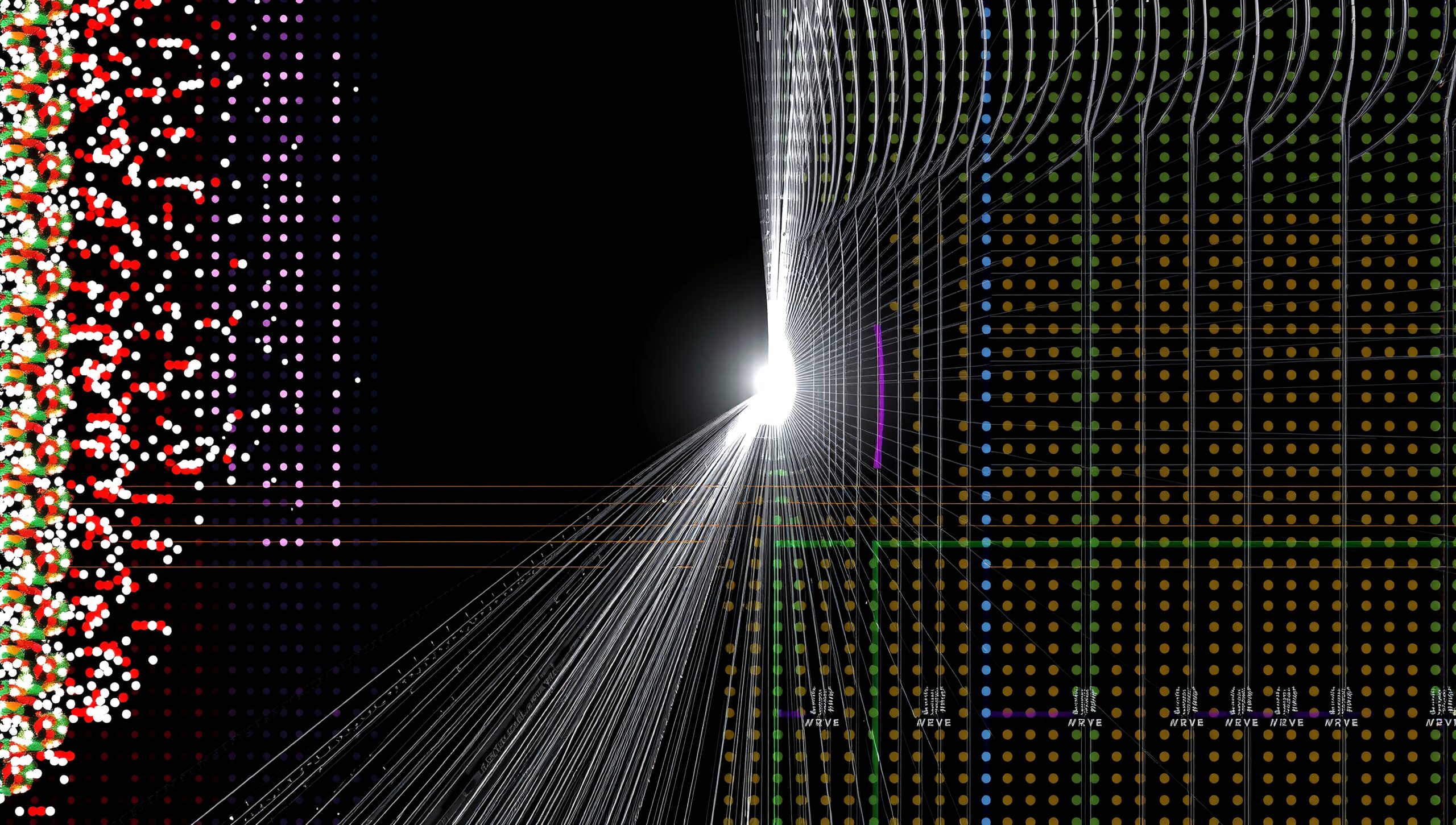 Digital Art Abstract Data Flow