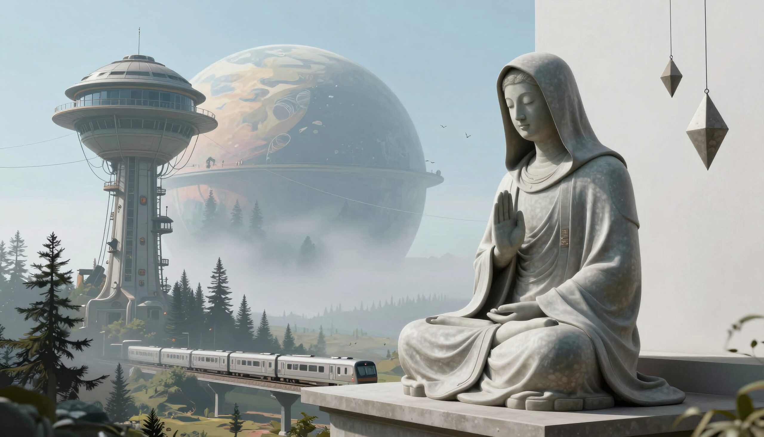 Futuristic Harmony in Tranquility