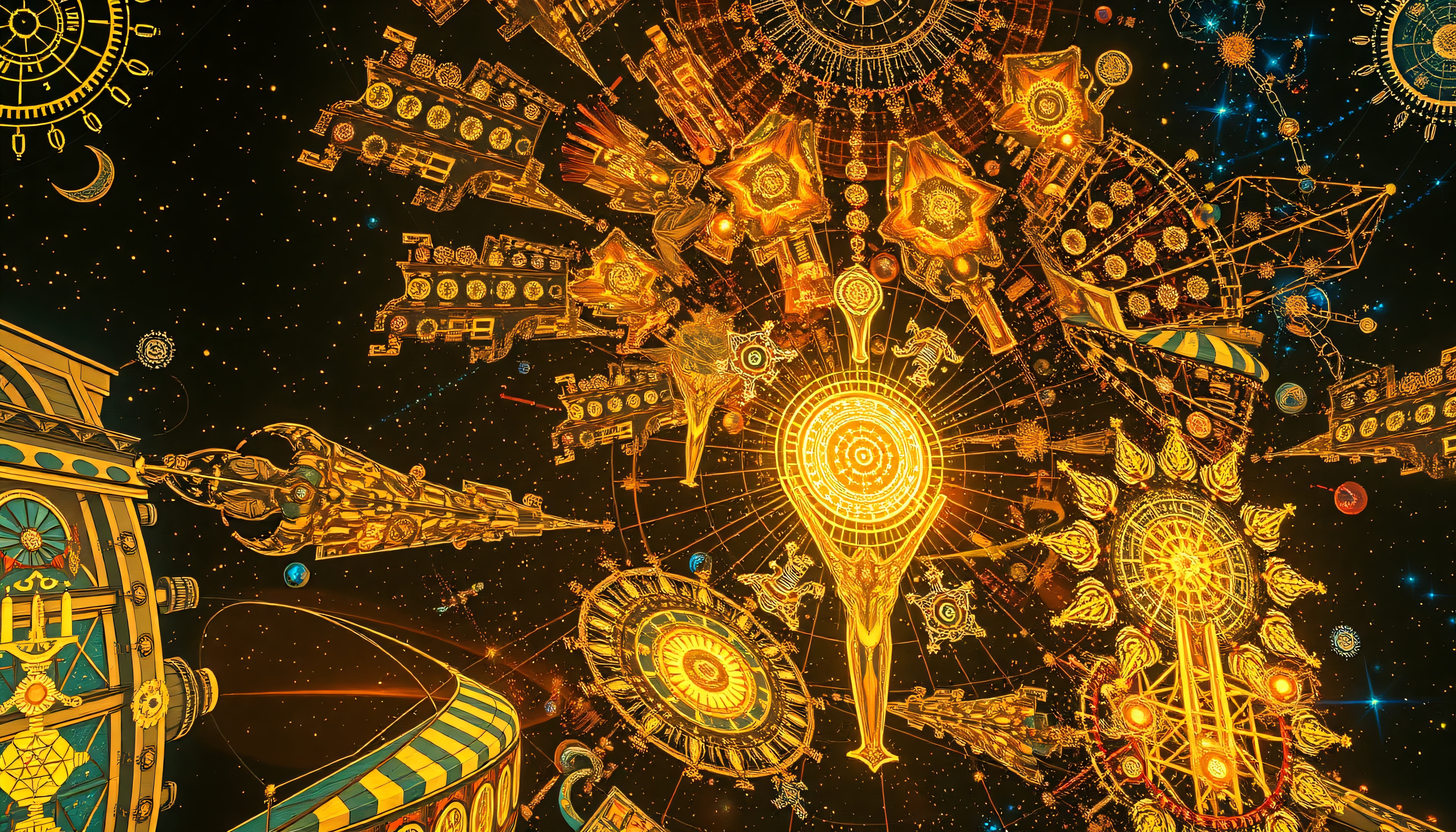 Complex Gears and Cosmic Blueprint
