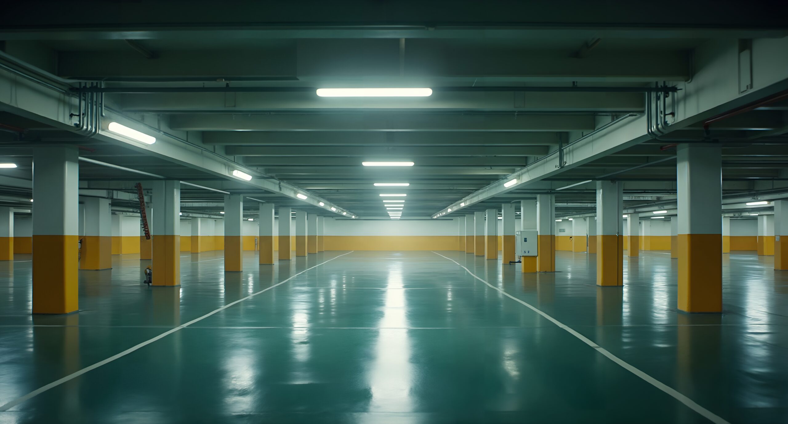 Vast Underground Parking Garage
