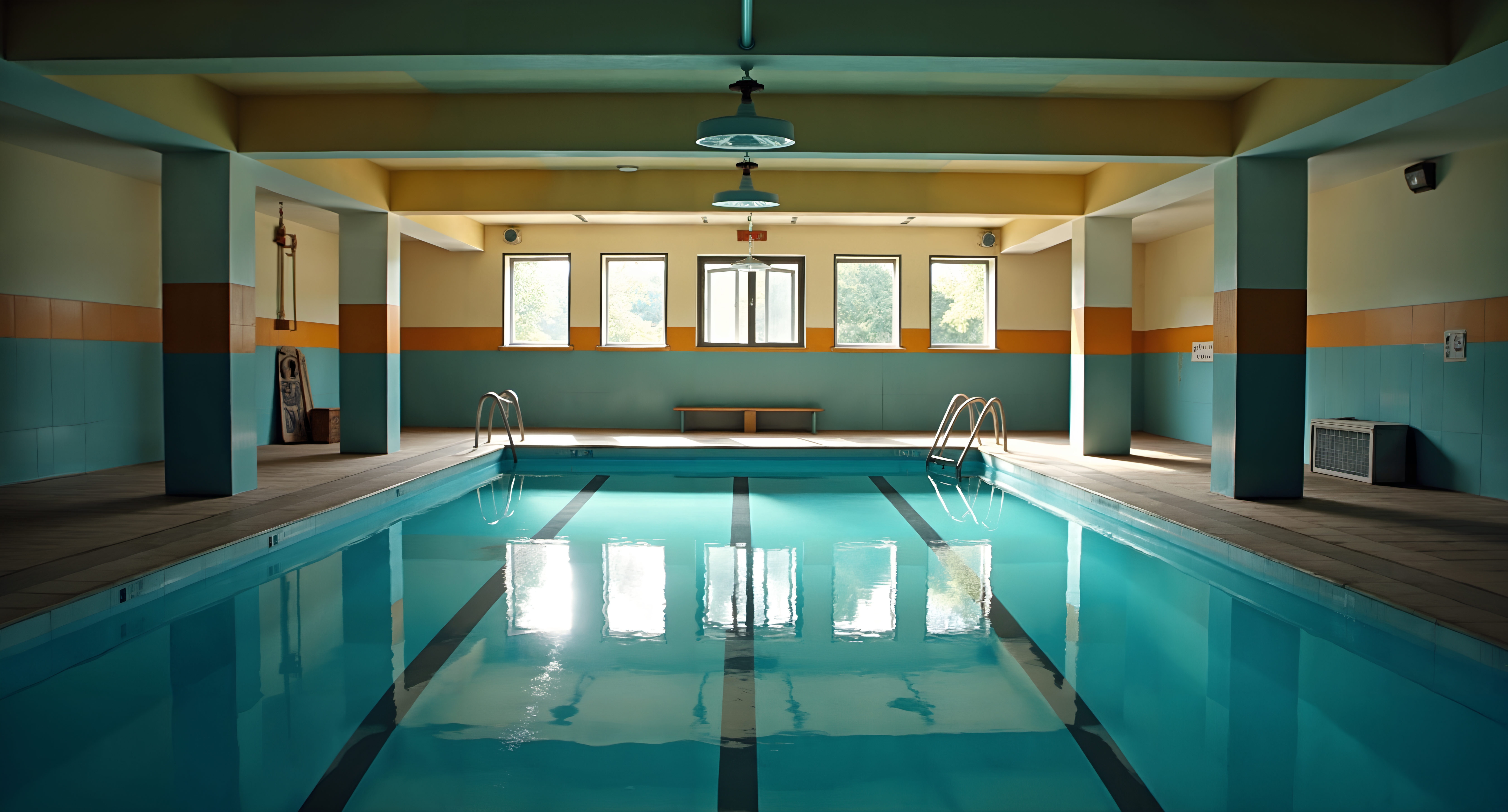 Empty Indoor Swimming Pool