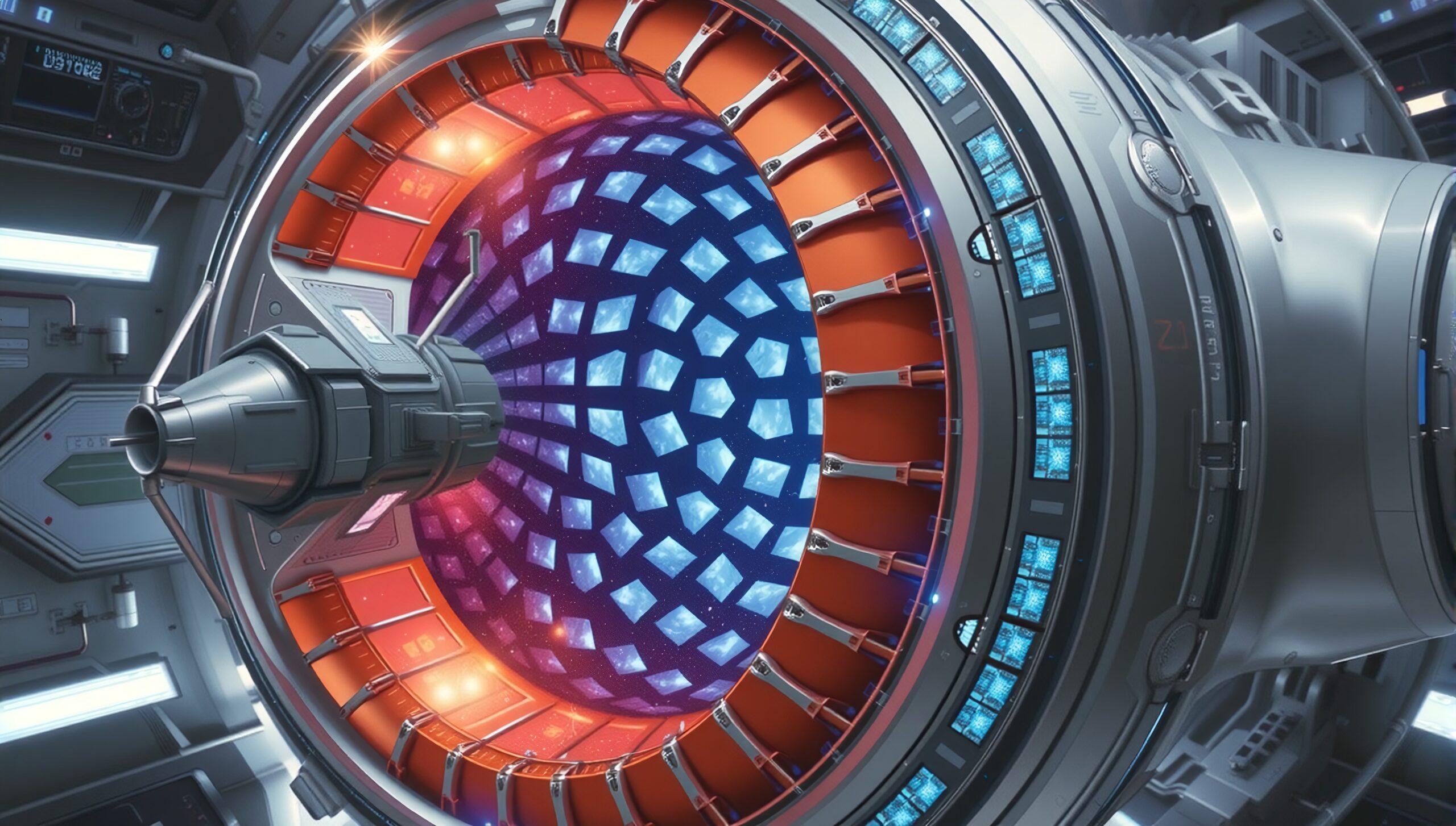 Futuristic Engine Core Design