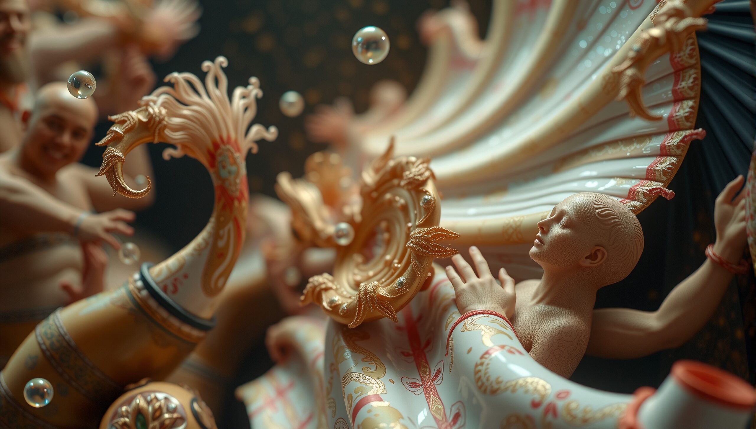 Fantasy Meets Baroque in Sculpture
