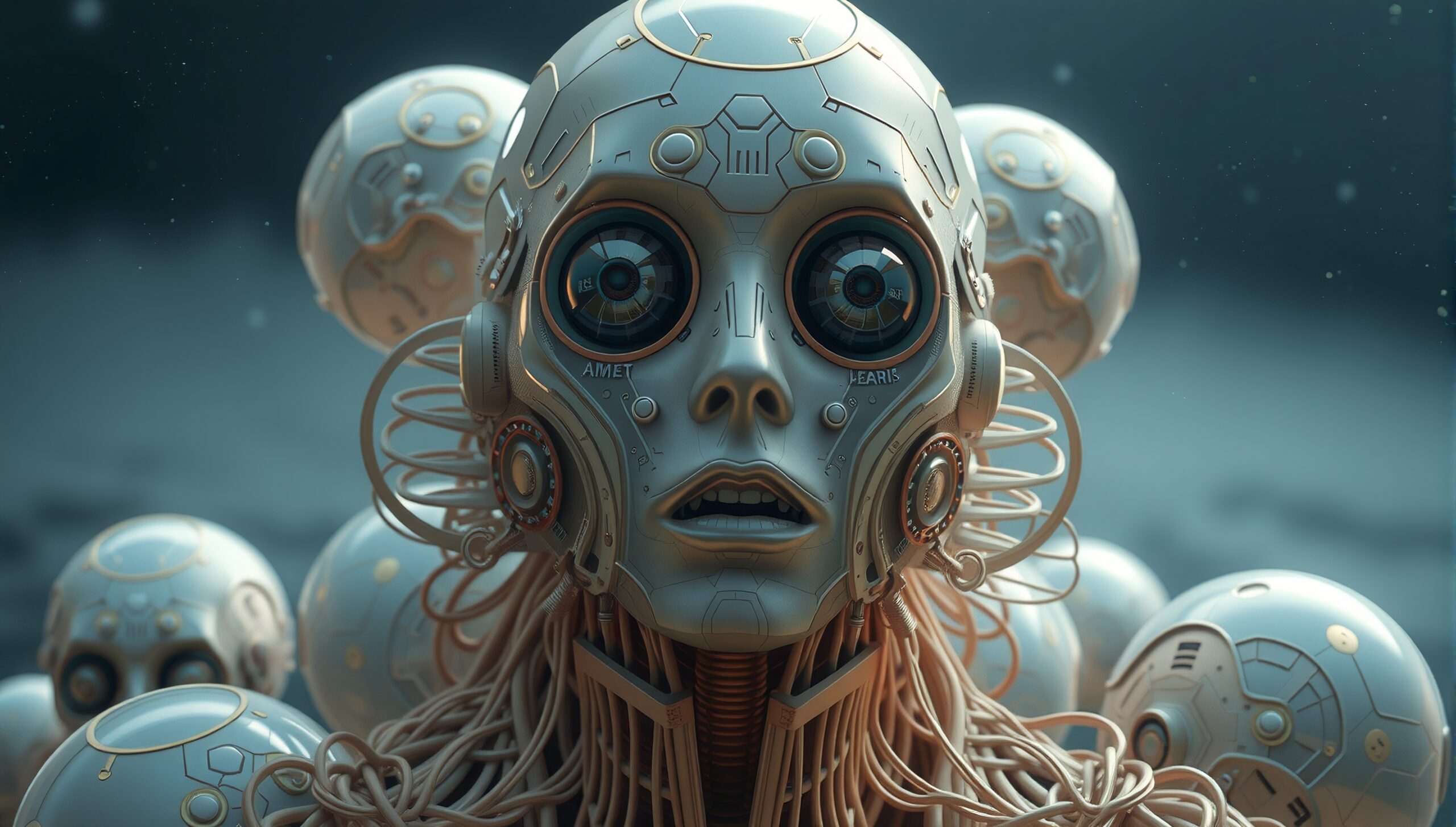 Futuristic Robot with Intricate Design