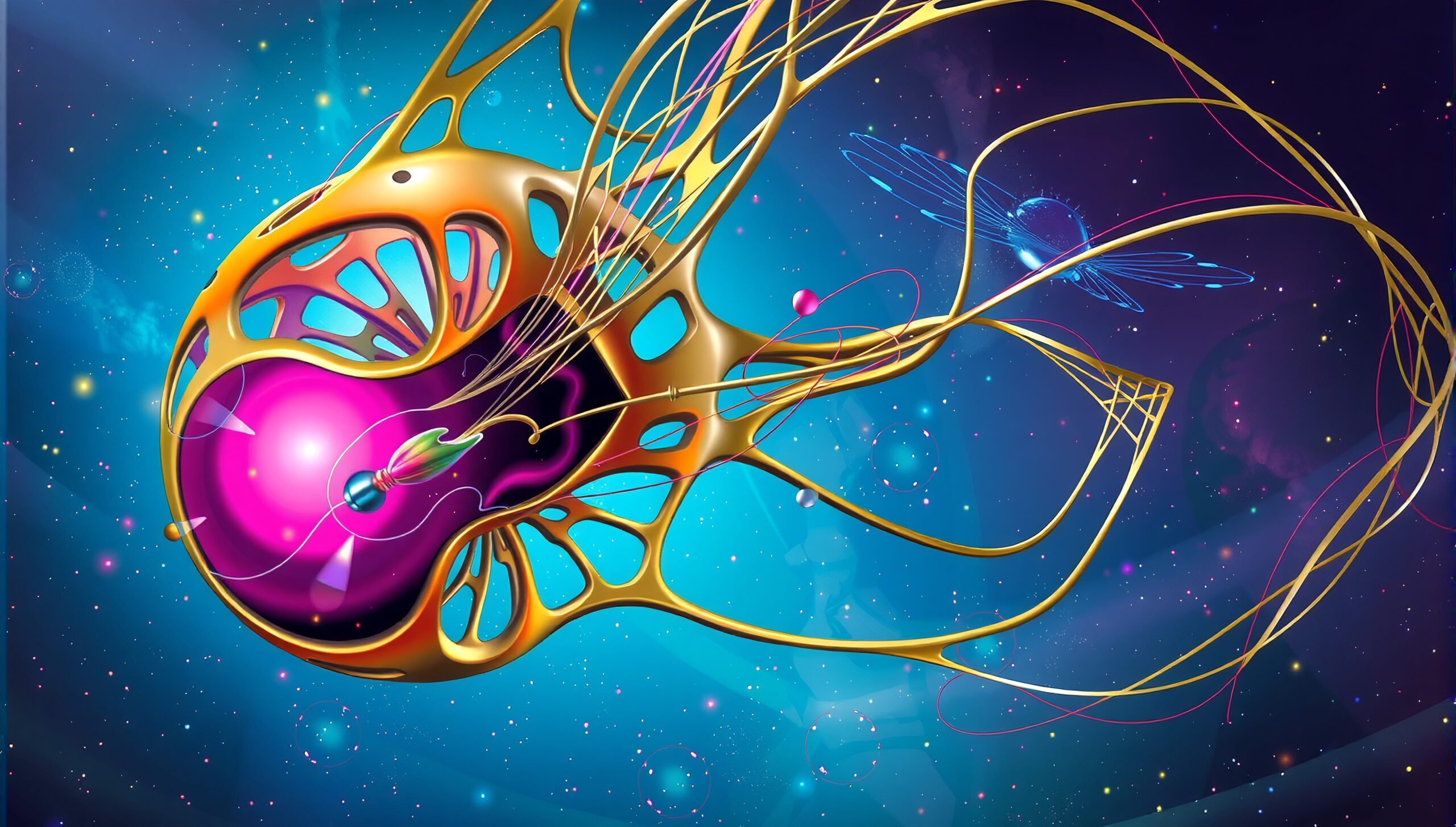 Intricate Cosmic Organic Structure