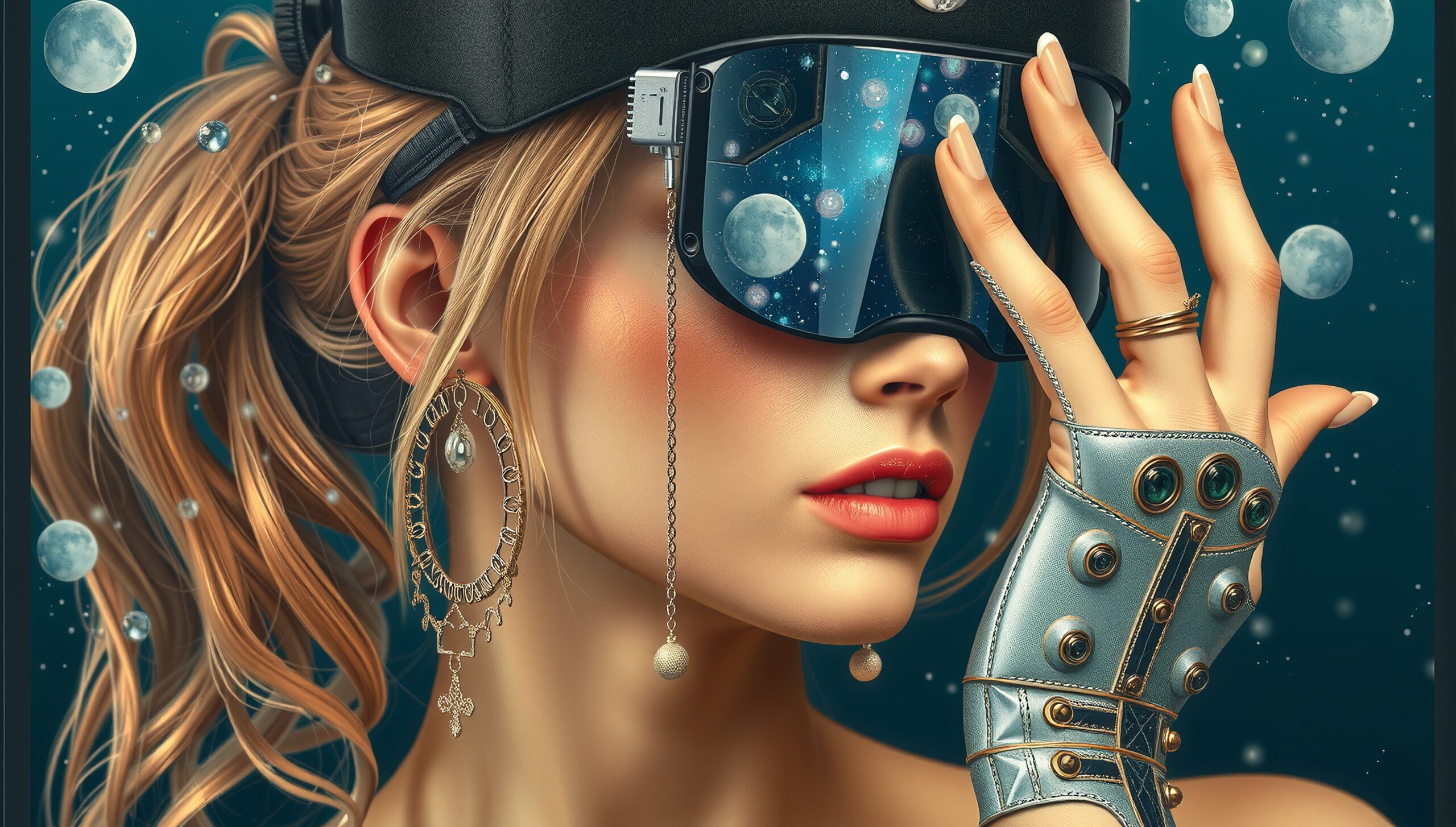 Futuristic Virtual Reality Elegance