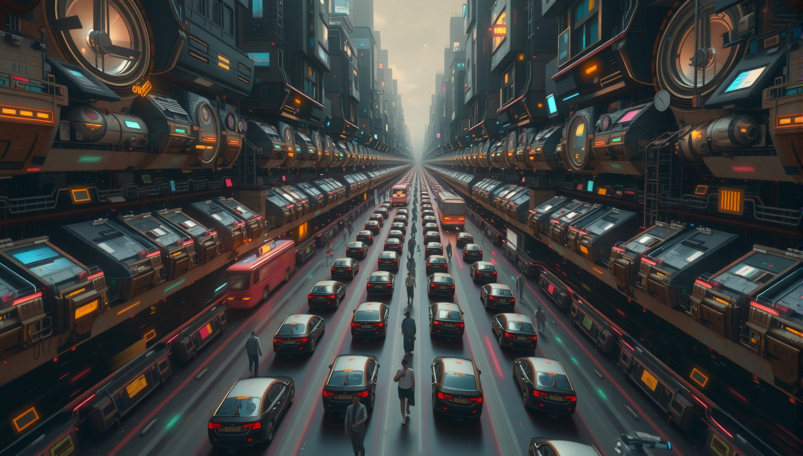 Cybernetic City Traffic Corridor