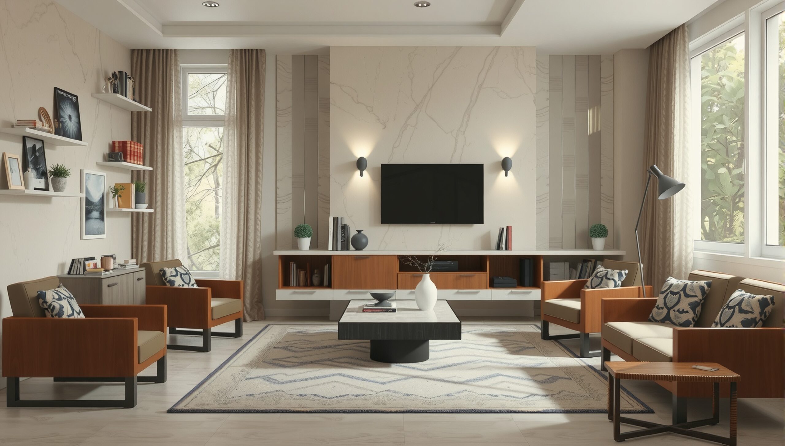 Modern Living Room Interior Design