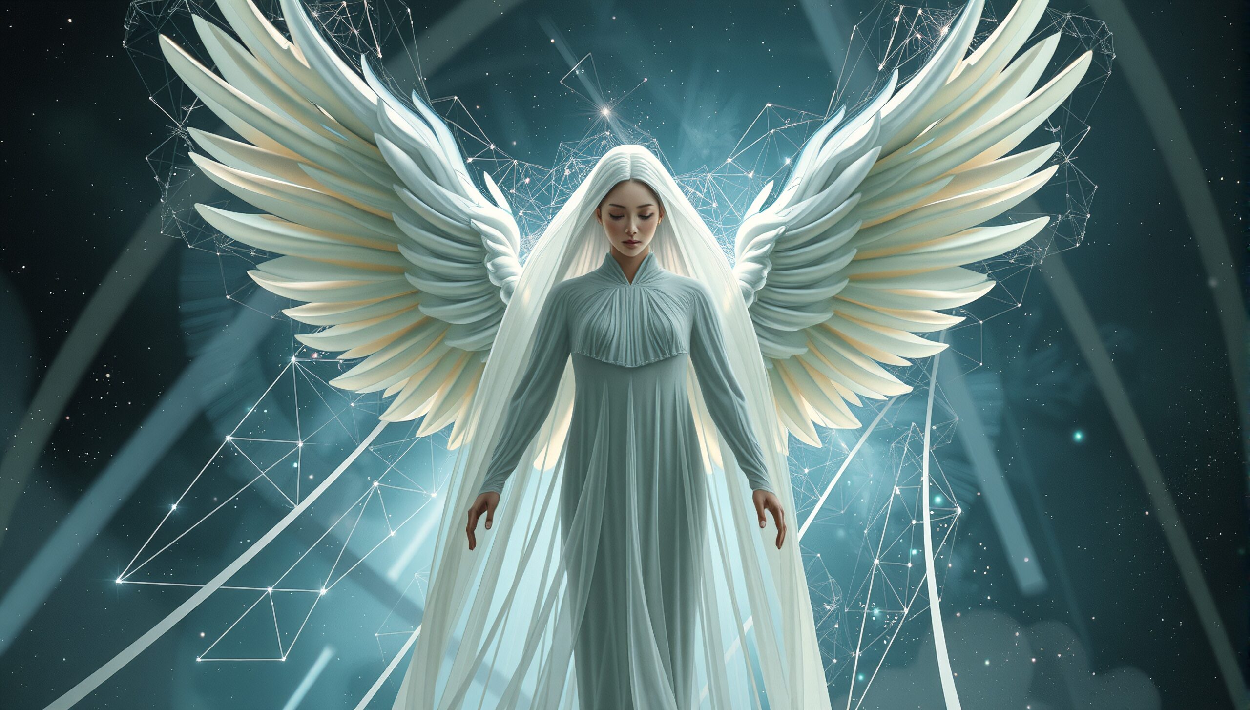 Celestial Angel in Ethereal Realm