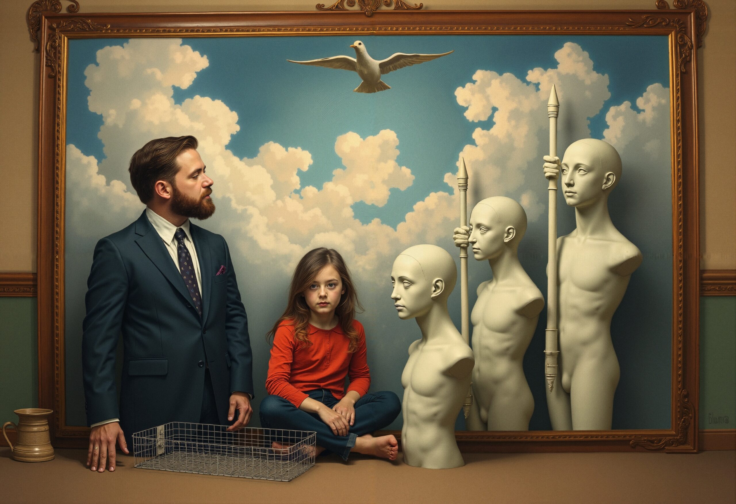 Surreal Scene of Blended Realities