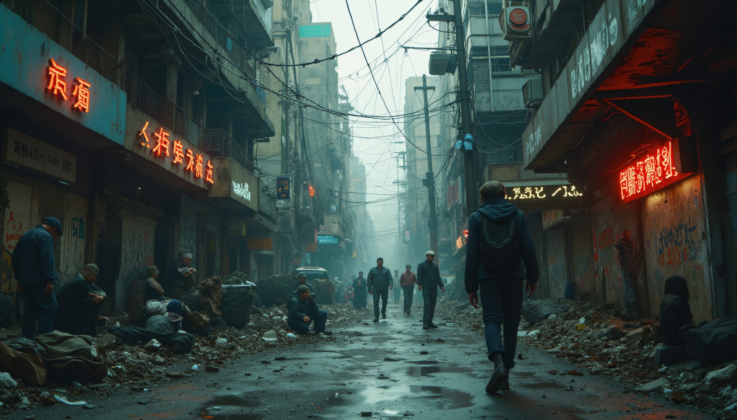 Neon Lights in Urban Decay