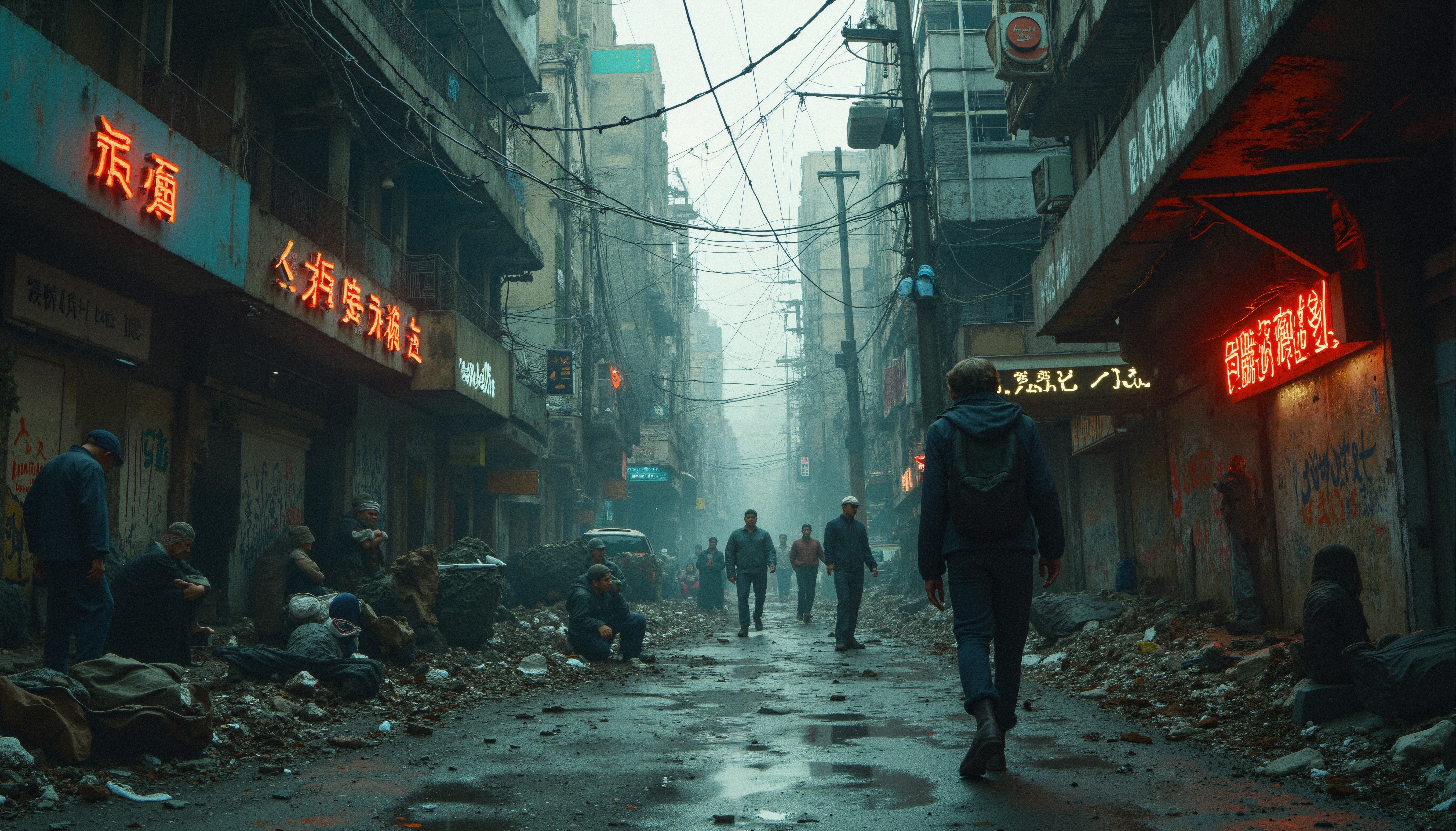 Neon Lights in Urban Decay