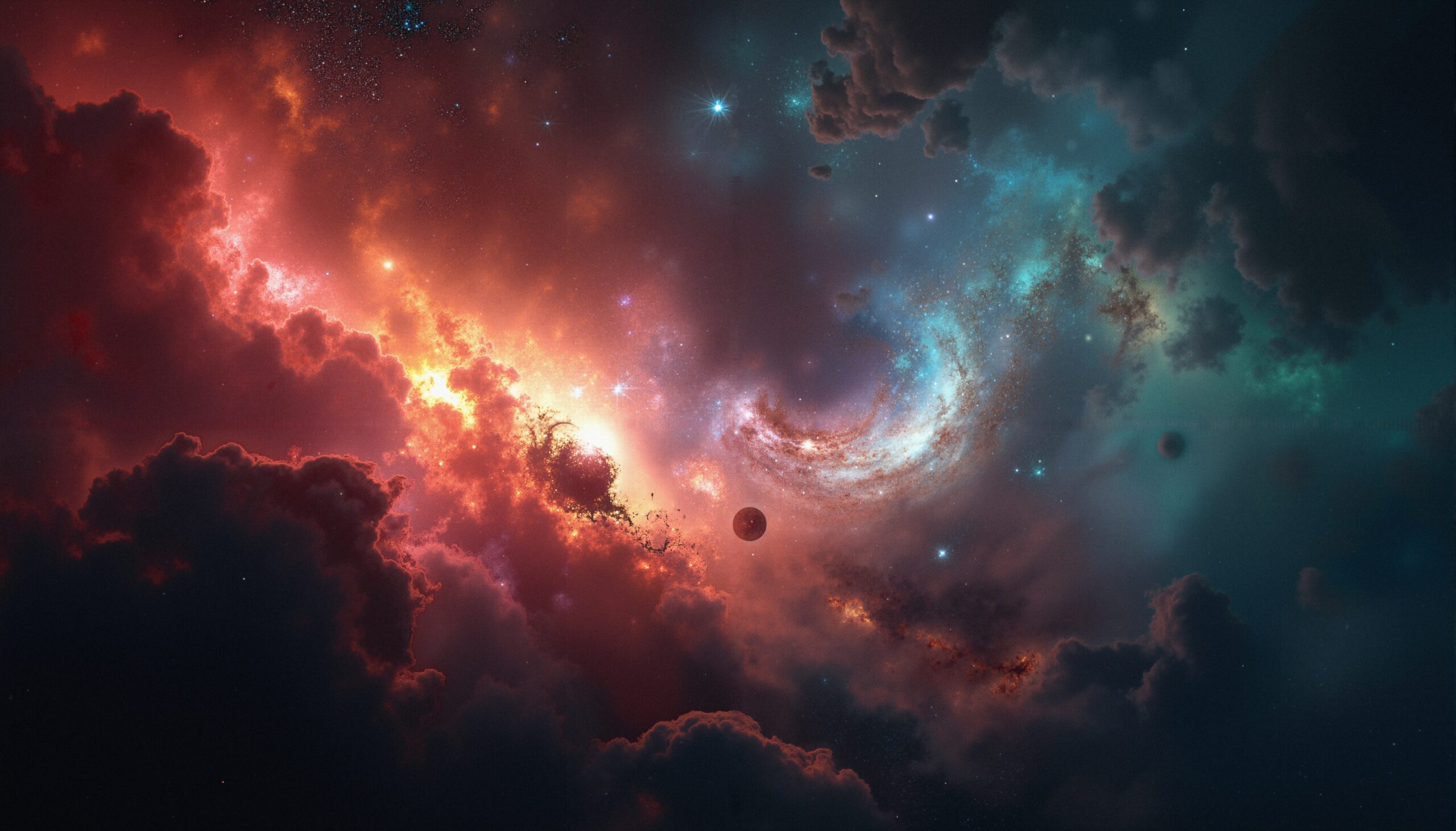 Cosmic Fire and Galactic Swirl