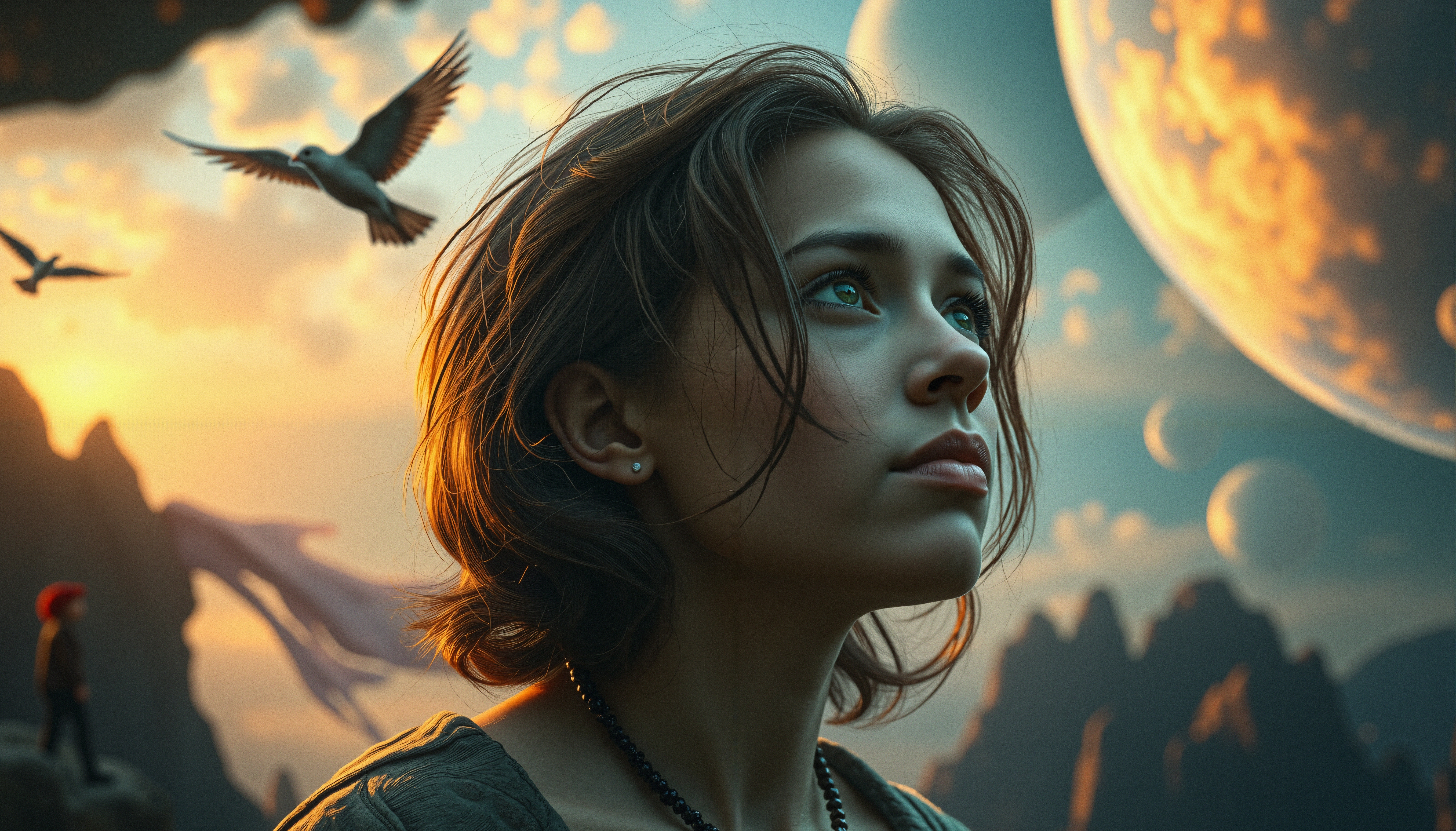Portrait of a Woman Gazing