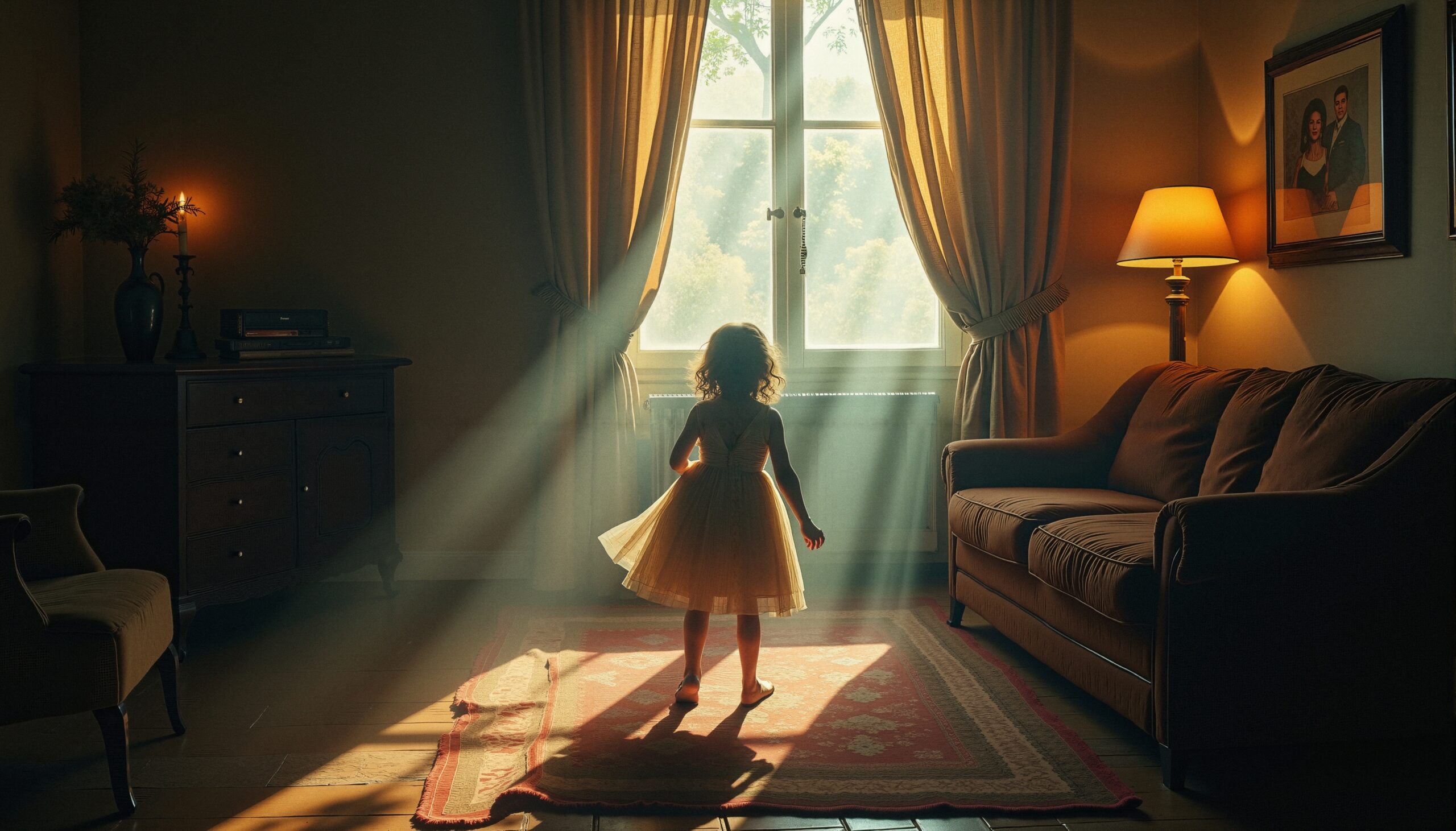 Magical Sunbeams Illuminate Room