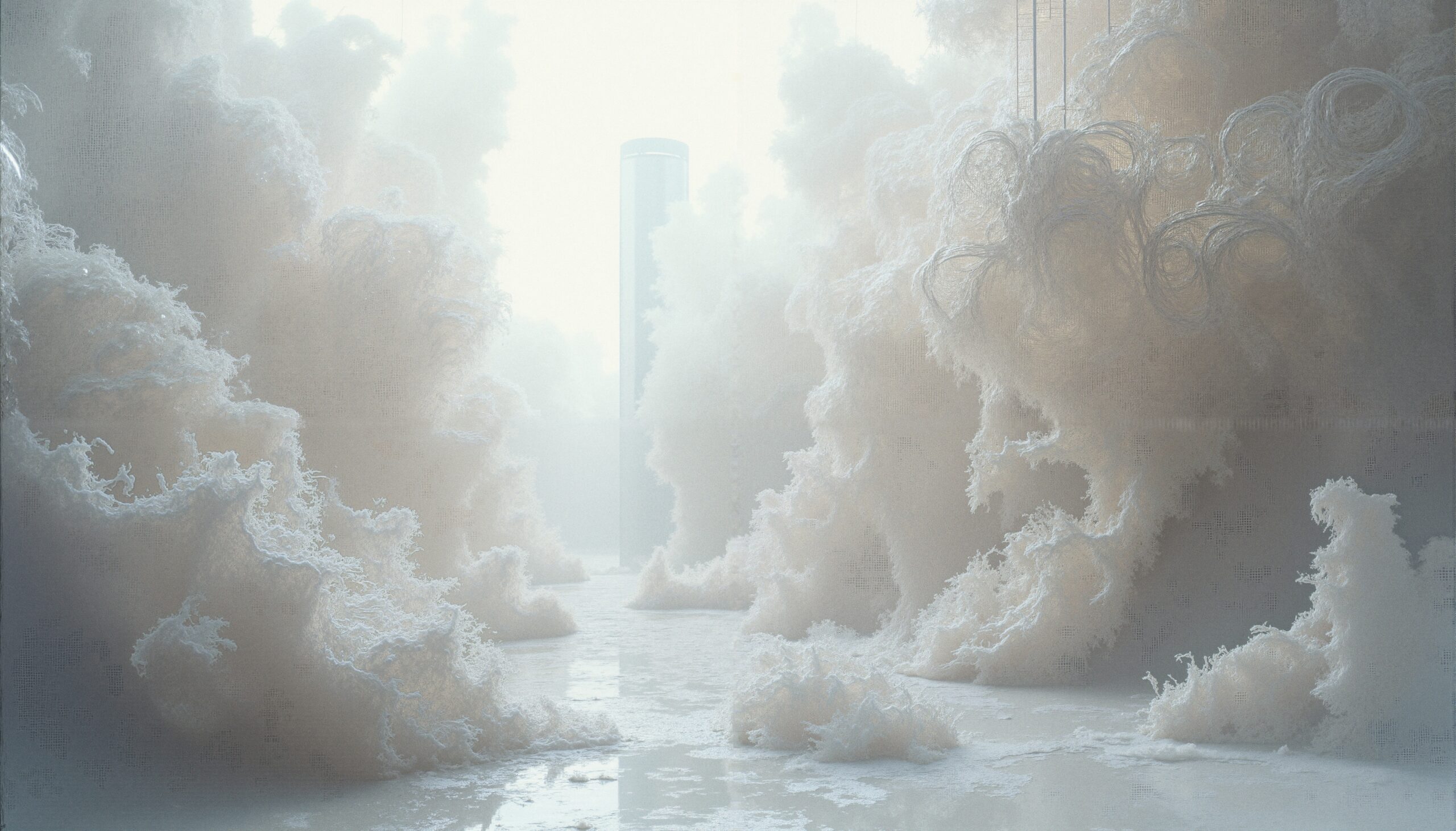 Mystical Clouded Dreamscape Scene