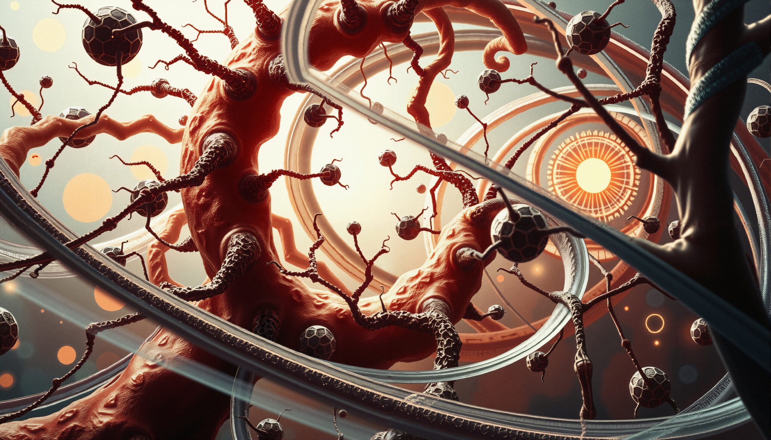 Futuristic Organic Sci-Fi Structure